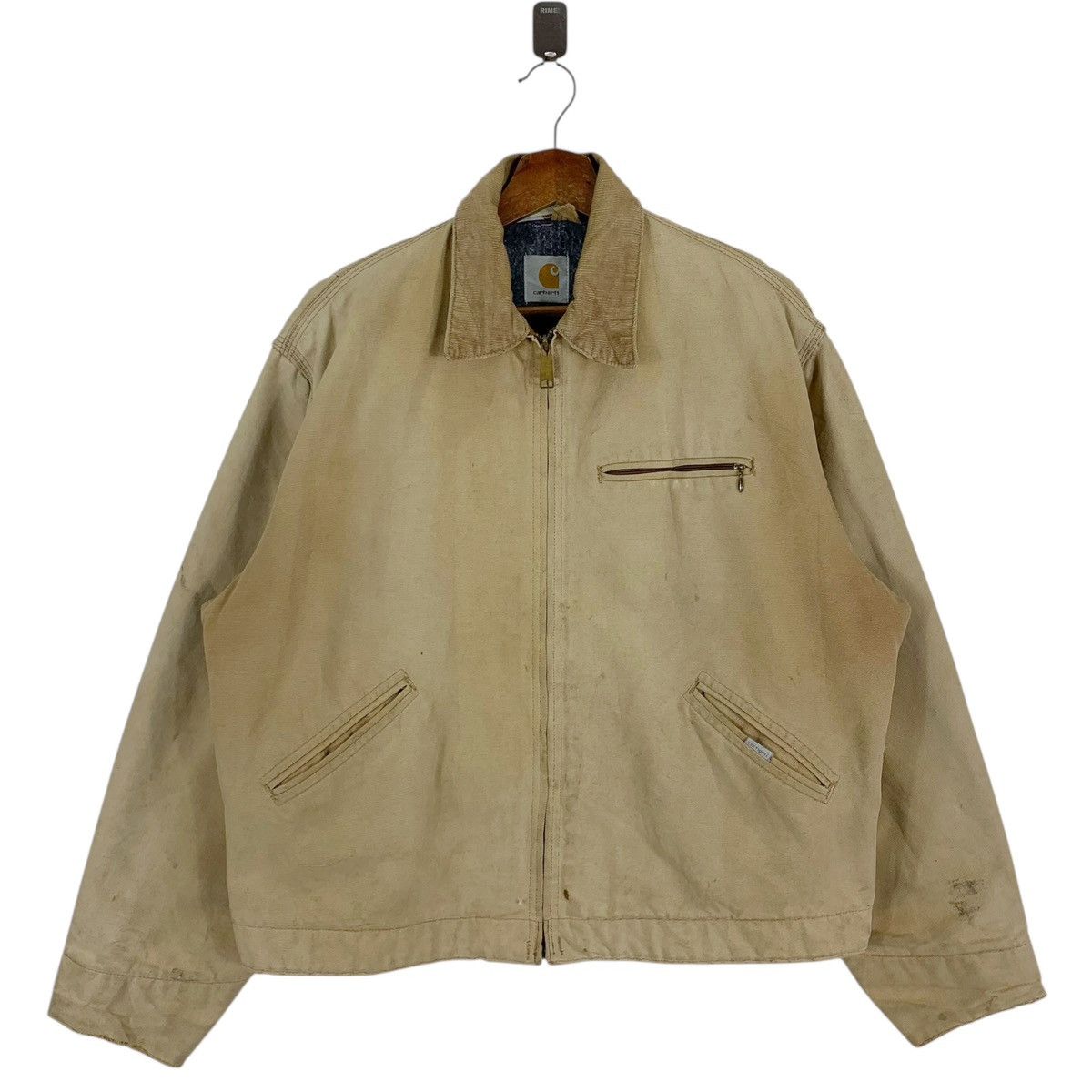 Carhartt VINTAGE CARHARTT DETROIT WORKER DENIM BOMBER JACKET Size US M / EU 48-50 / 2 - 1 Thumbnail