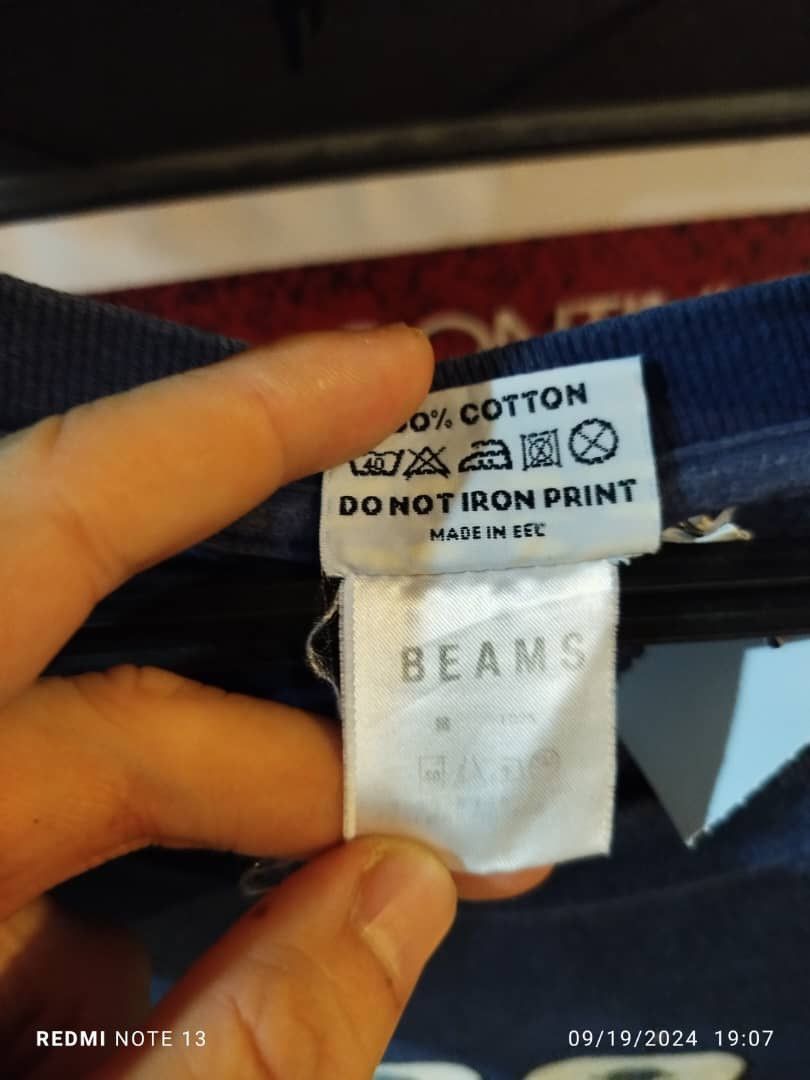 Beams Plus × Japanese Brand × Vintage Beams tee Size US L / EU 52-54 / 3 - 4 Thumbnail