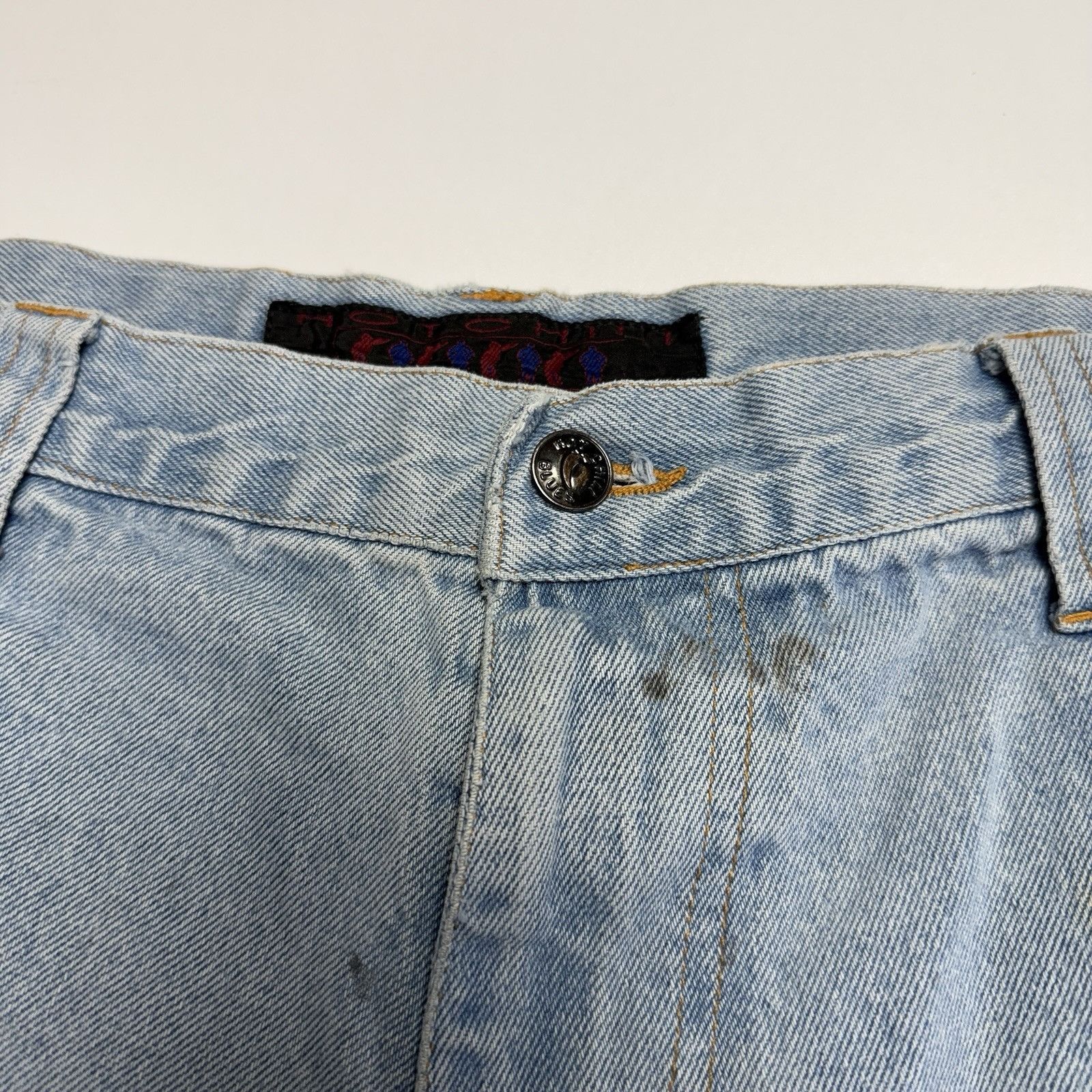 Vintage Vintage Hot Chili Blues Baggy Denim Shorts Size 36 (34x13) 9 Size US 36 / EU 52 - 3 Thumbnail