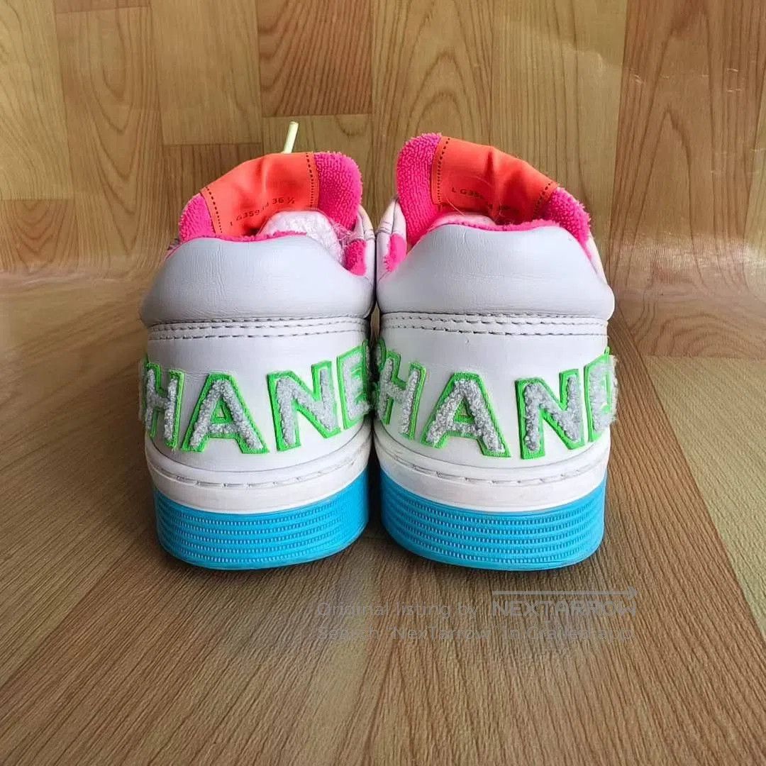 Chanel CHANEL Candy Color Low-Top Sneakers. Size US 5.5 / IT 35.5 - 5 Thumbnail