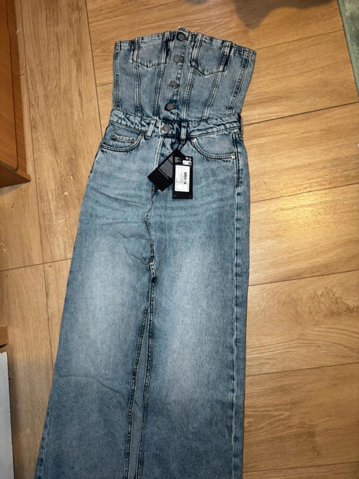 Weekday Weekday Scottsdale Long Denim Dress UK 8/S New With Tags Size S / US 4 / IT 40 - 9 Thumbnail