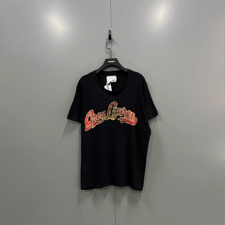 Greg Lauren greg lauren Make old logo printed short sleeves 2506-Nextar Size US L / EU 52-54 / 3 - 1 Thumbnail