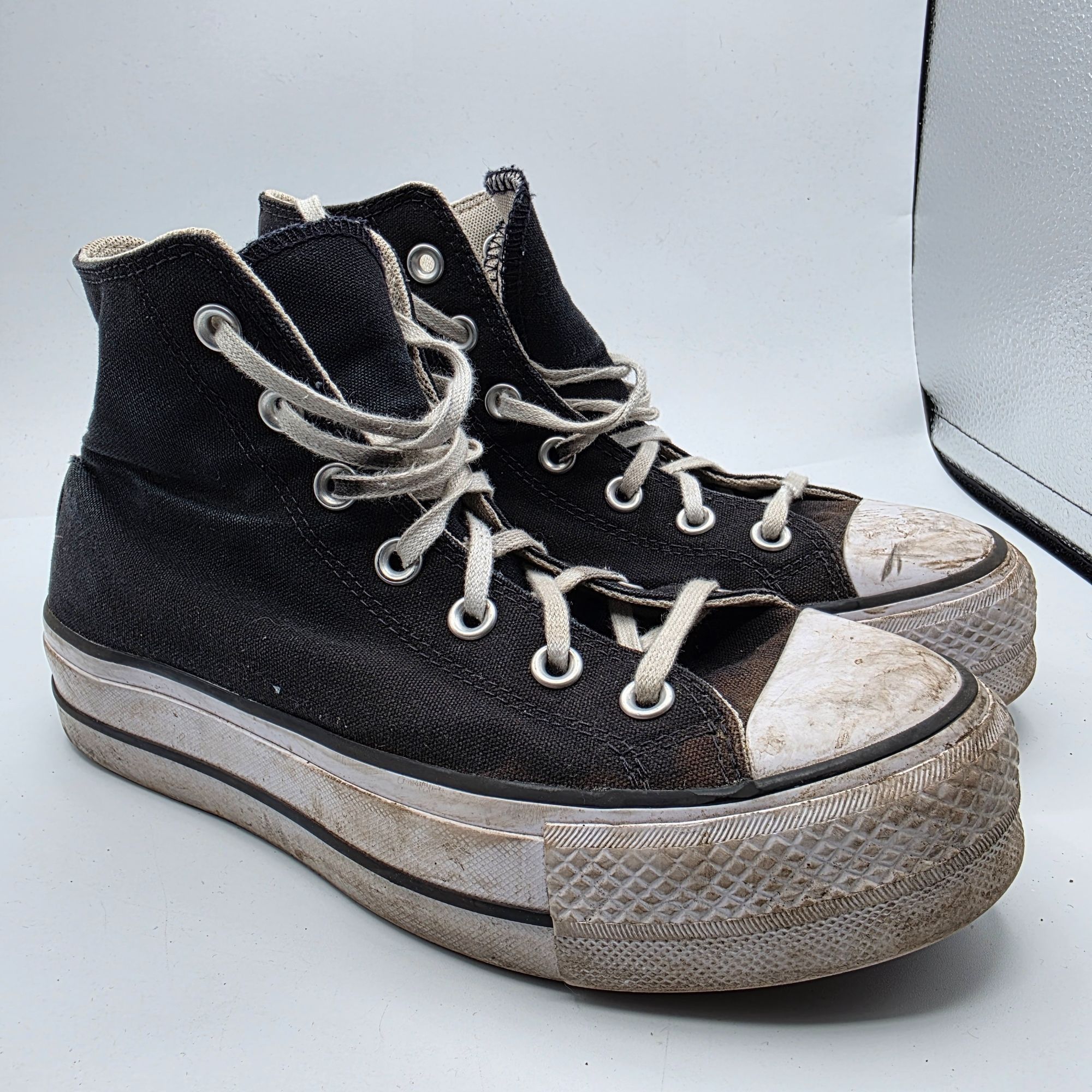 Converse Converse Chuck Taylor Platform Womens Size 7 Black Sneaker S Size US 7 / IT 37 - 1 Thumbnail