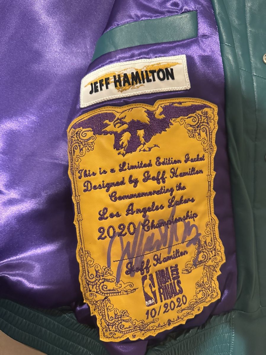 Jeff Hamilton Lakers Championship Jacket - Jeff Hamilton Size US M / EU 48-50 / 2 - 4 Thumbnail