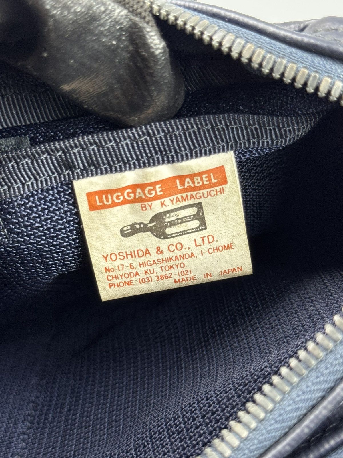 Japanese Brand Luggage Label - Japan Yoshida and Co. Dark Blue Slingbag Size ONE SIZE - 9 Thumbnail