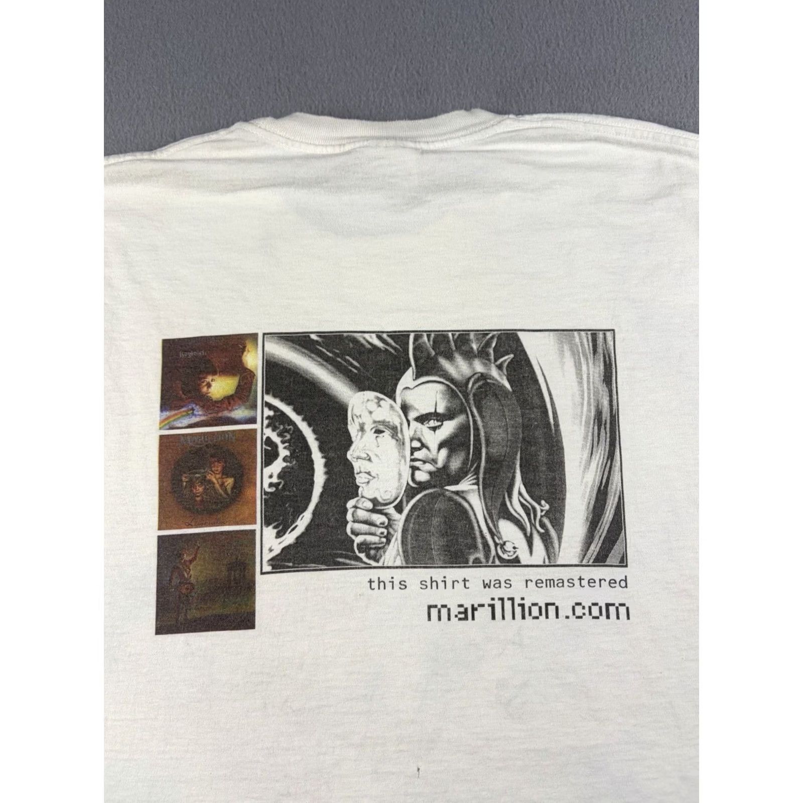 Vintage VINTAGE Marillion Band Tour T Shirt Men XL White Short Sleeve Y2k Mens XS-XXL? Size US XL / EU 56 / 4 - 5 Thumbnail