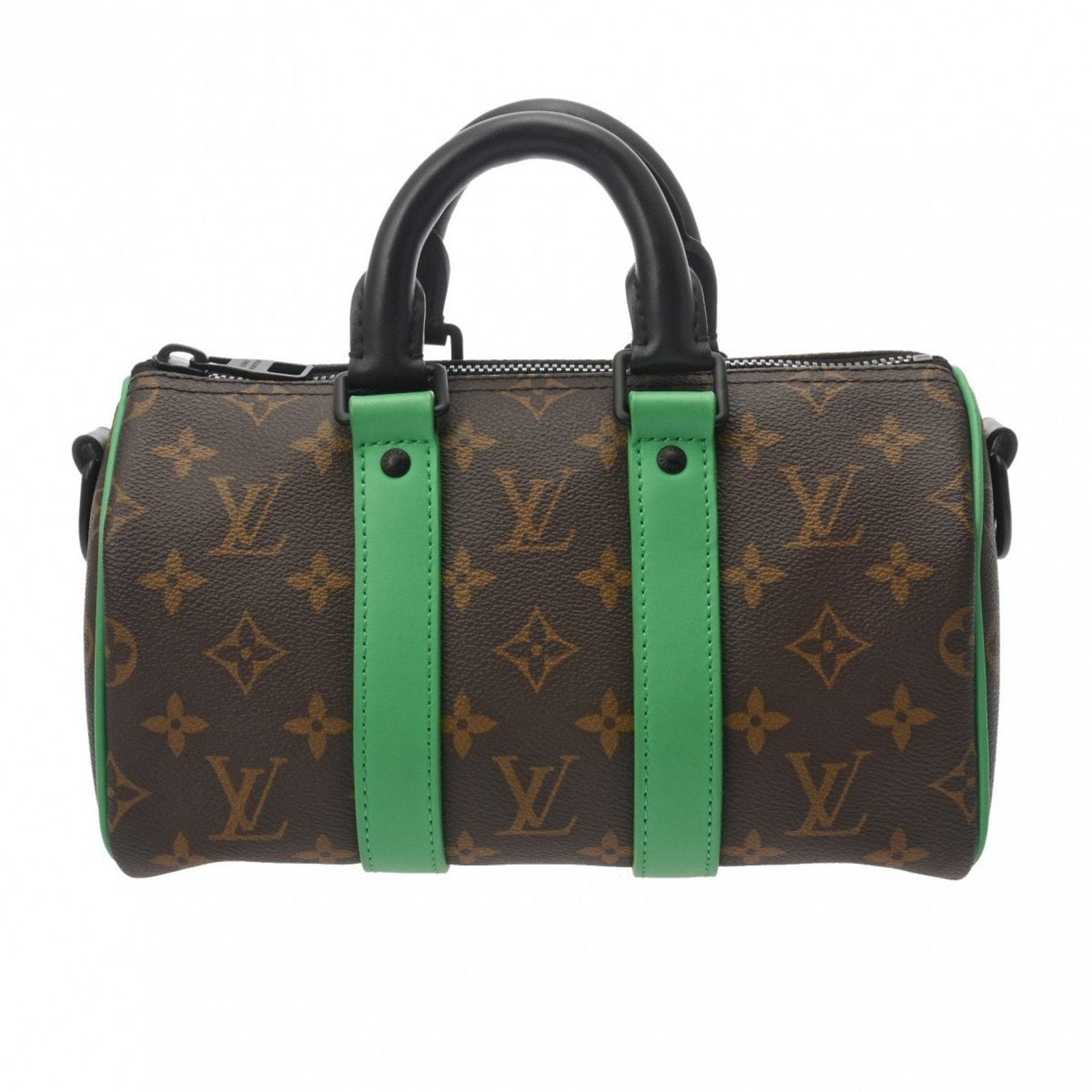 Louis Vuitton Keepall Bandouliere Monogram Green