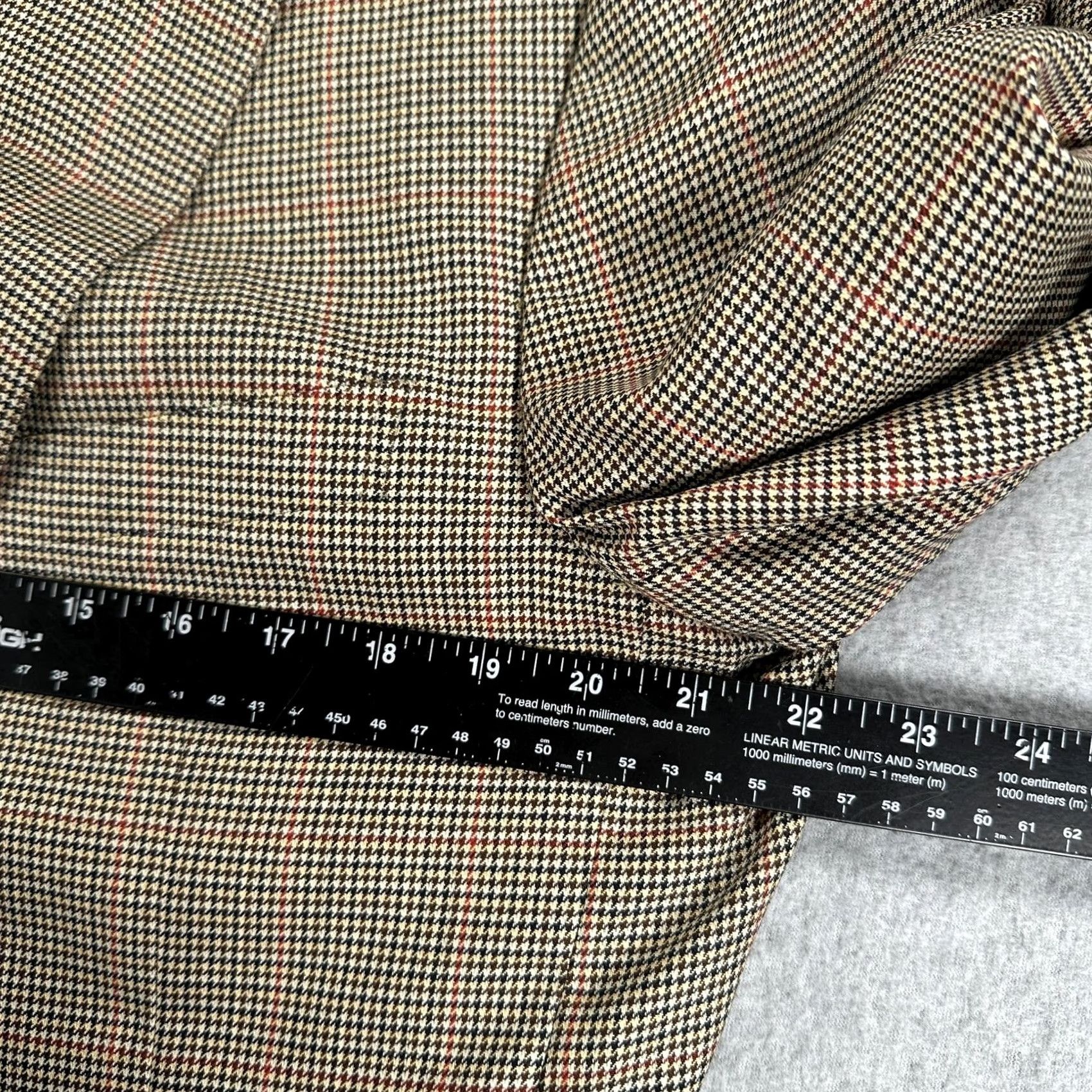 Ermenegildo Zegna VINTAGE Ermenegildo Zegna Blazer Sport Coat Mens 52 Brown Plaid Wool Tweed Fit Rom Size 52R - 6 Thumbnail