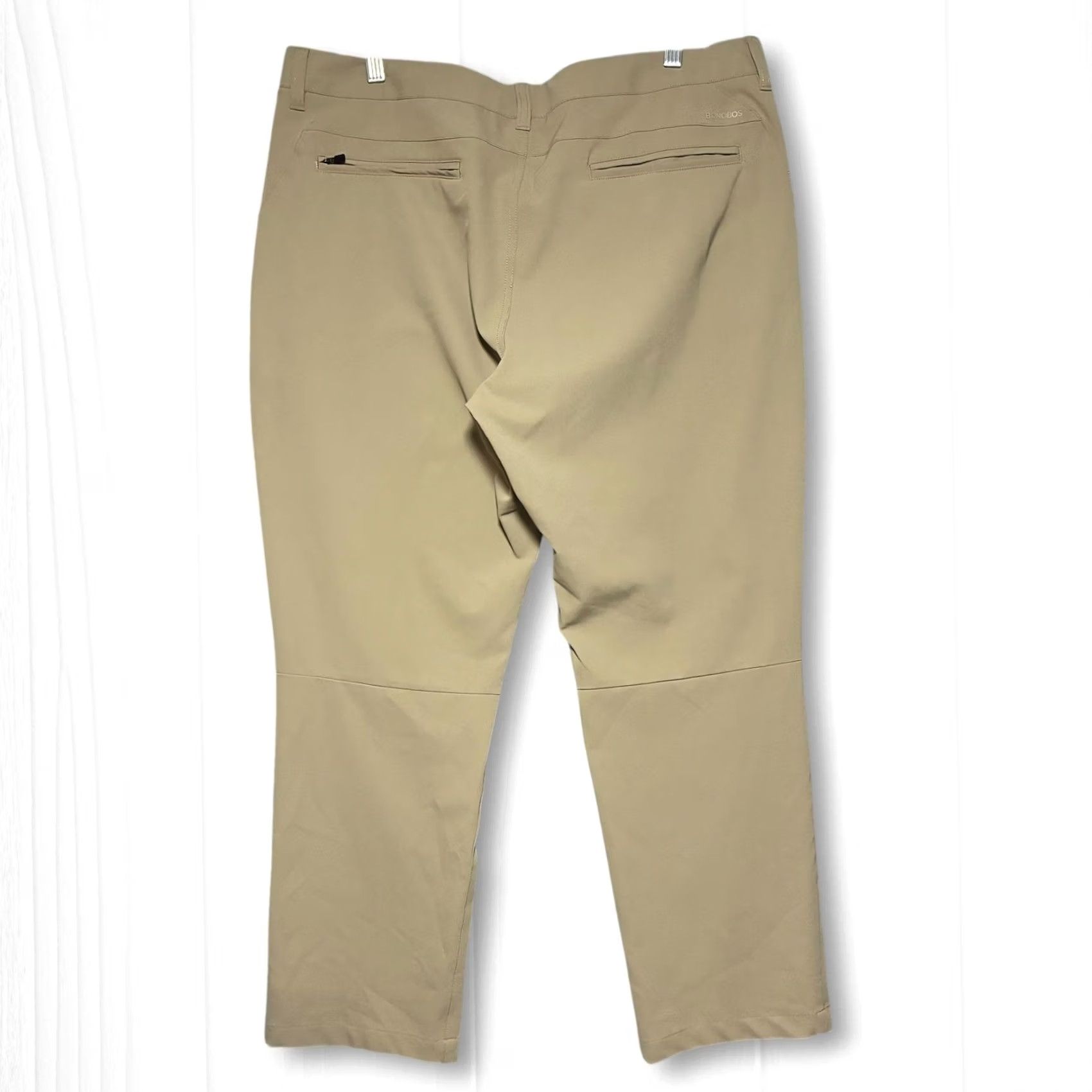 Bonobos EUC Bonobos Golf Mens Athletic Fit Performance Pants Khaki Tan 38x30 Size US 38 / EU 54 - 2 Thumbnail