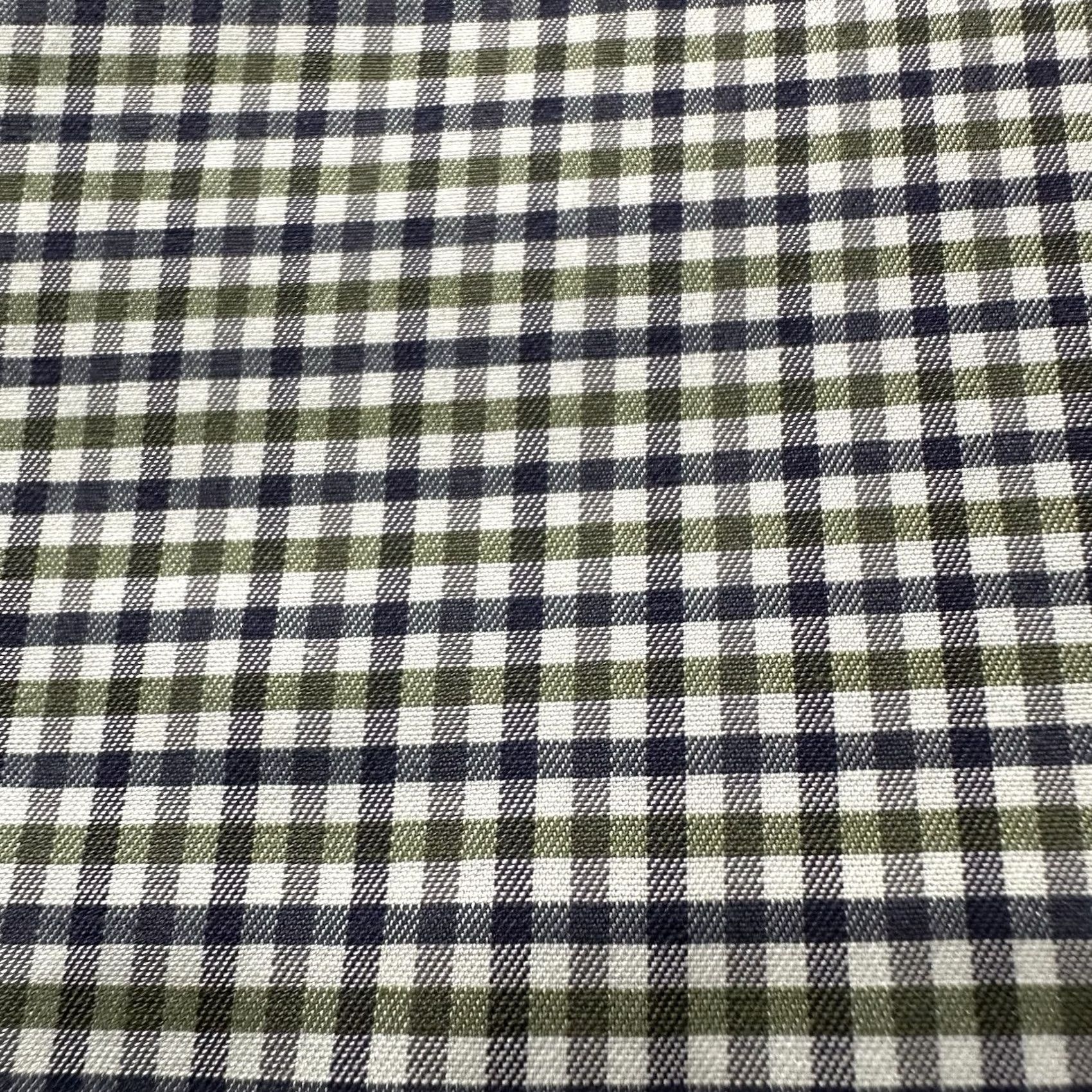 Eton Eton Shirt Mens L White/Blue/Green Gingham Plaid Long Sleeve Contemporary Size US L / EU 52-54 / 3 - 3 Thumbnail