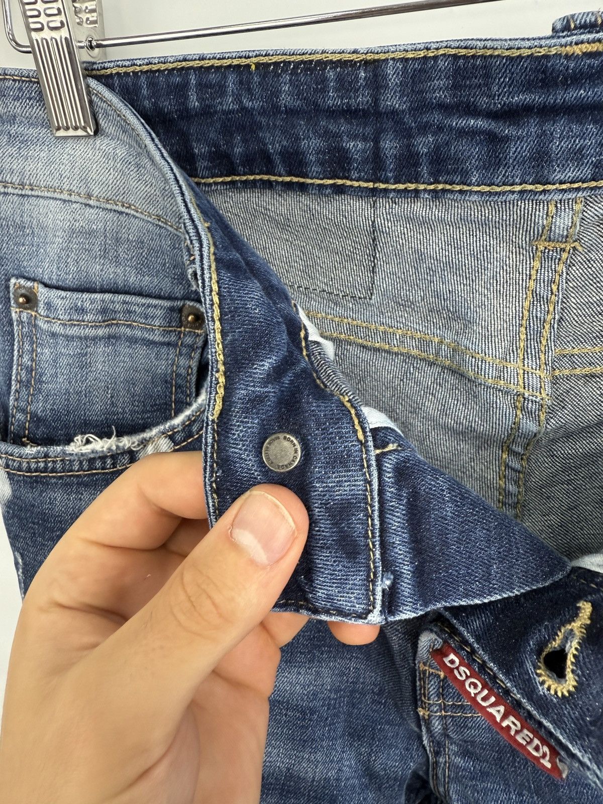 Dsquared2 🇮🇹 Dsquared2 Jeans Made In Italy Rare Retro Hype Y2K Size US 30 / EU 46 - 8 Thumbnail