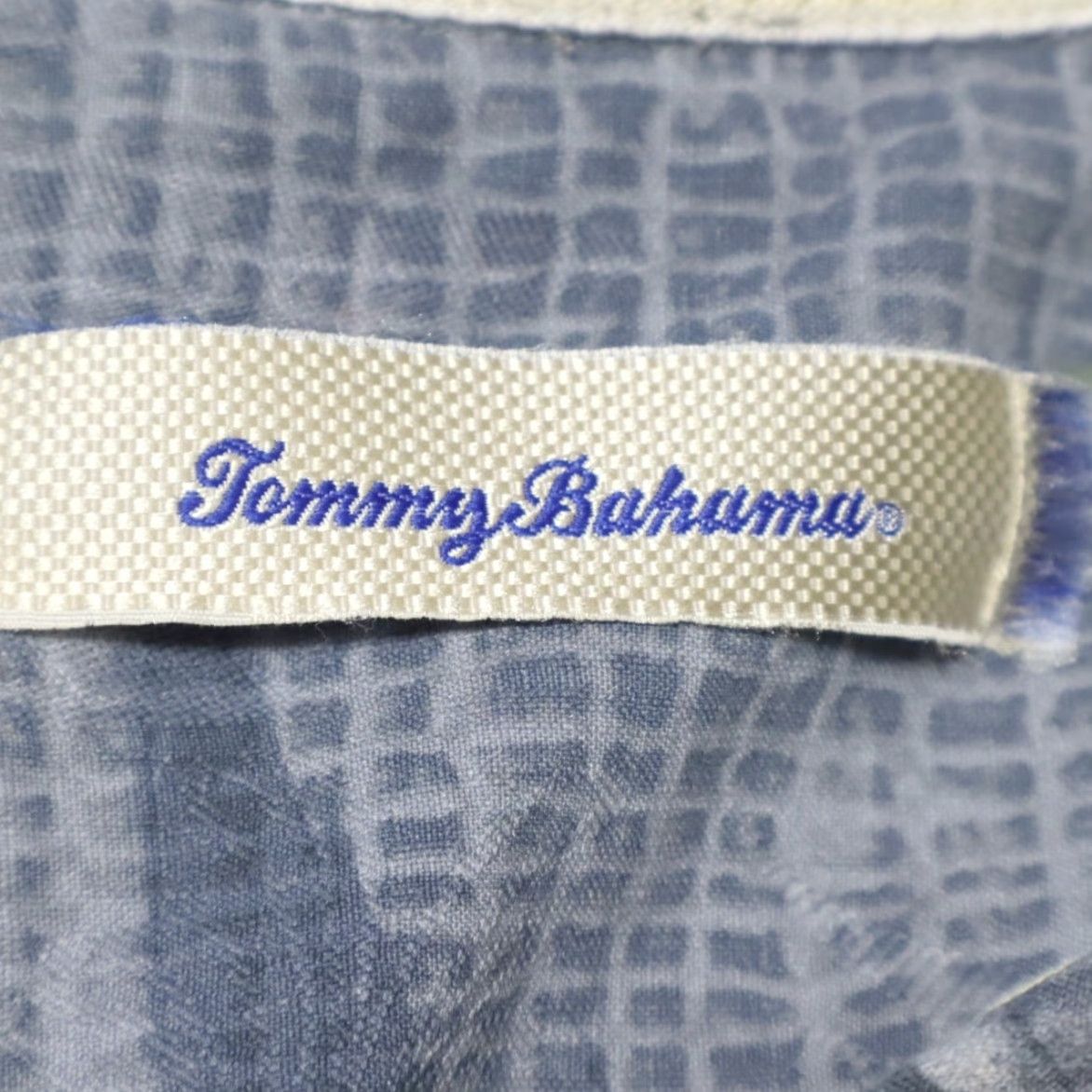 Tommy Bahama Tommy Bahama Shirt Blue Men's XL Hawaiian Camp Floral Silk Button Up Shirt Size US XL / EU 56 / 4 - 5 Thumbnail