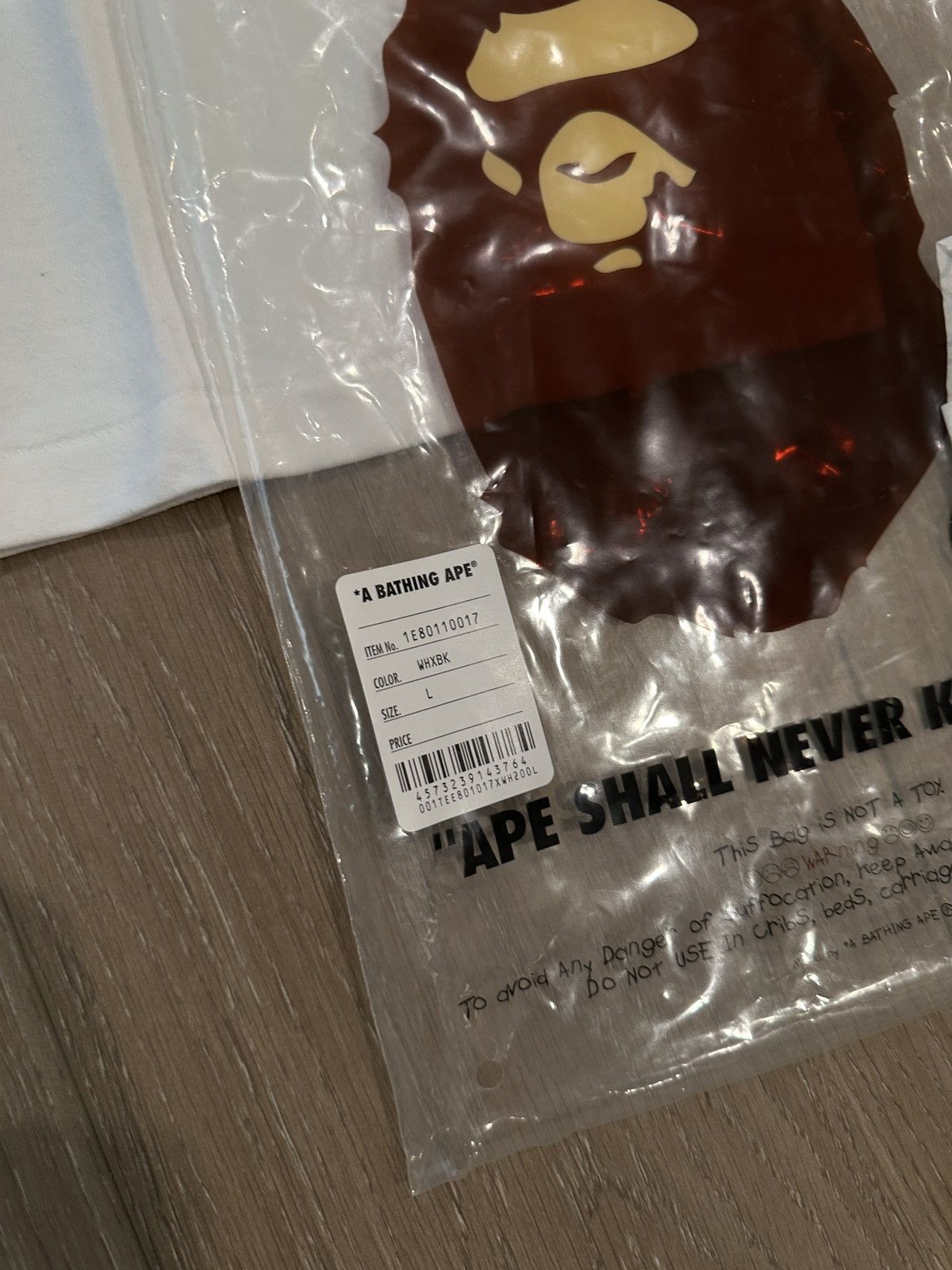 Bape Bape Glow In The Dark College Camo Tee Size US L / EU 52-54 / 3 - 7 Thumbnail