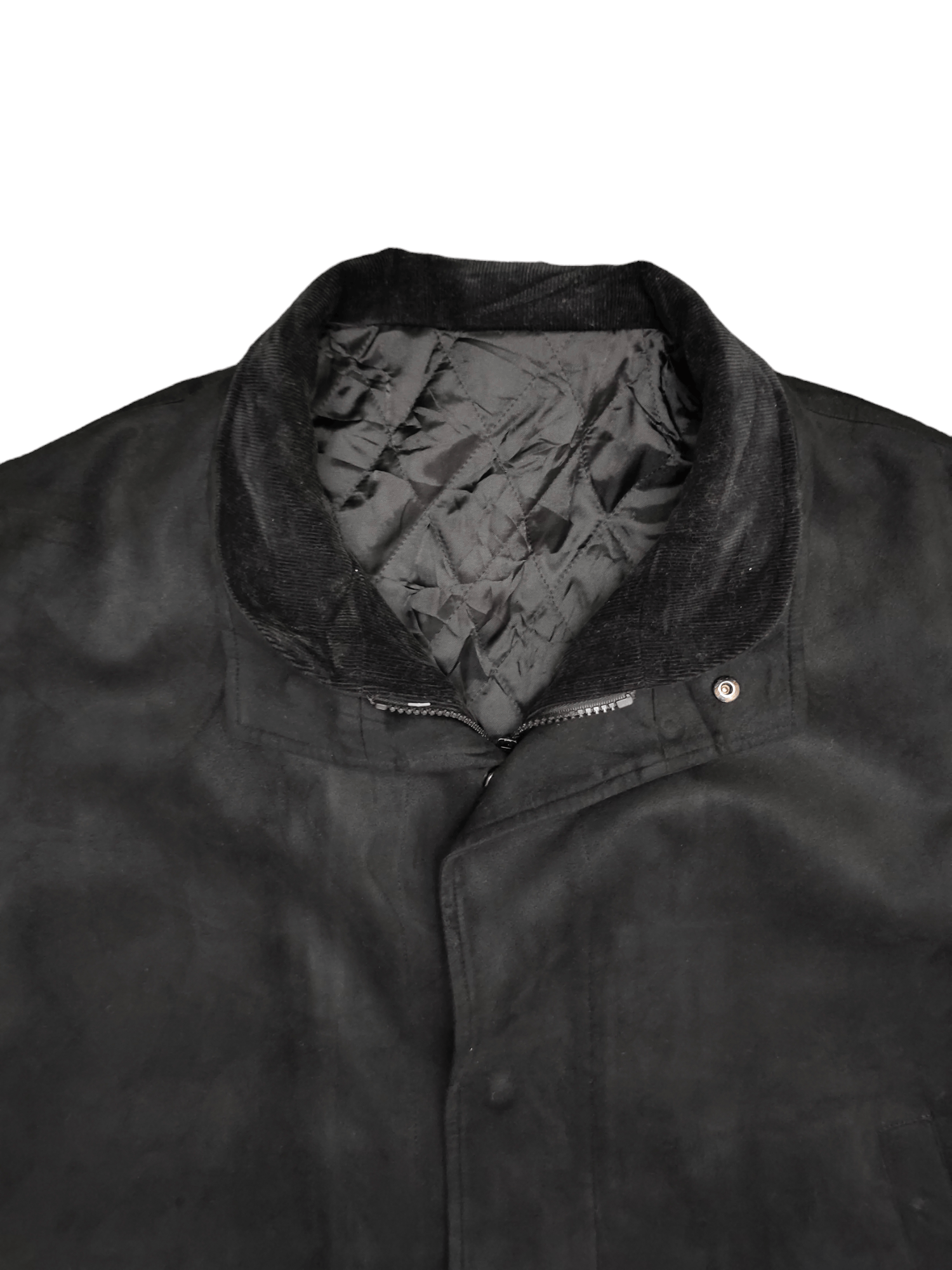 Carven Vintage Carven Paris Moleskin Quilted Jacket Size US XL / EU 56 / 4 - 3 Thumbnail