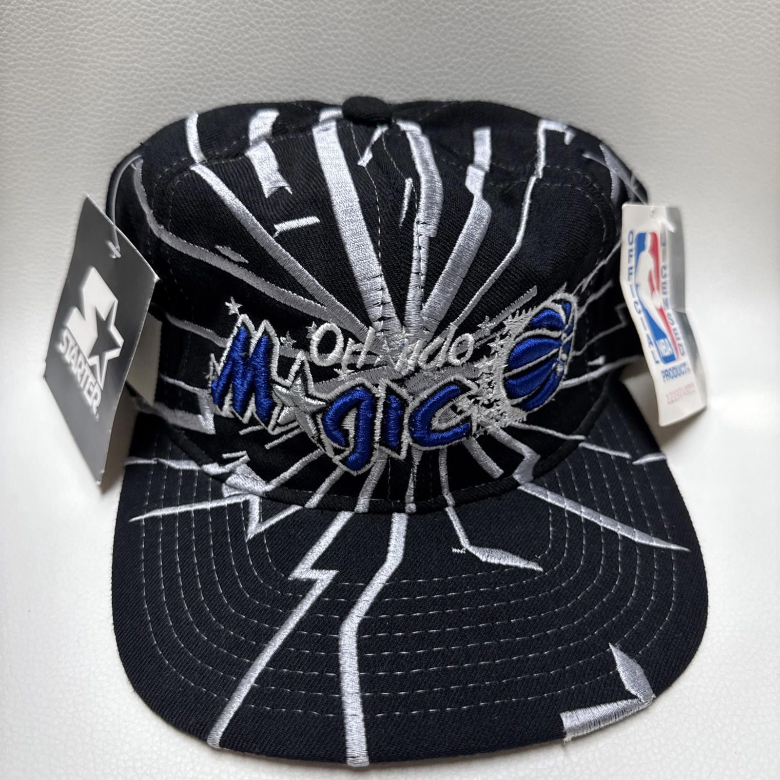 NBA × Starter × Vintage Rare NWT Vintage NBA Orlando Magic Starter Collision Hat Size ONE SIZE - 3 Thumbnail