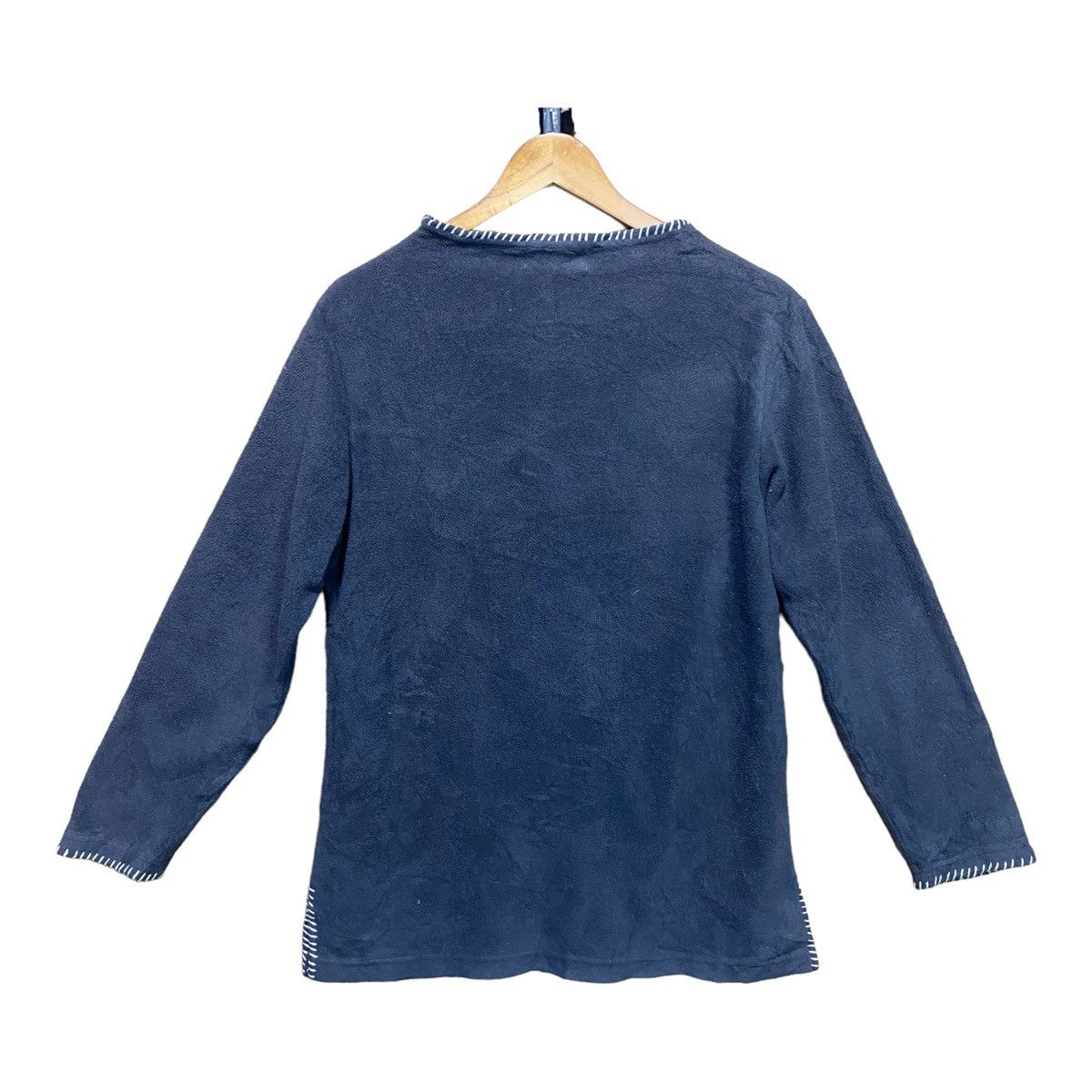 Japanese Brand × Yohji Yamamoto Yohji Yamamoto Sacsny Ysaccs Fleece Long Sleeve Size US M / EU 48-50 / 2 - 2 Thumbnail