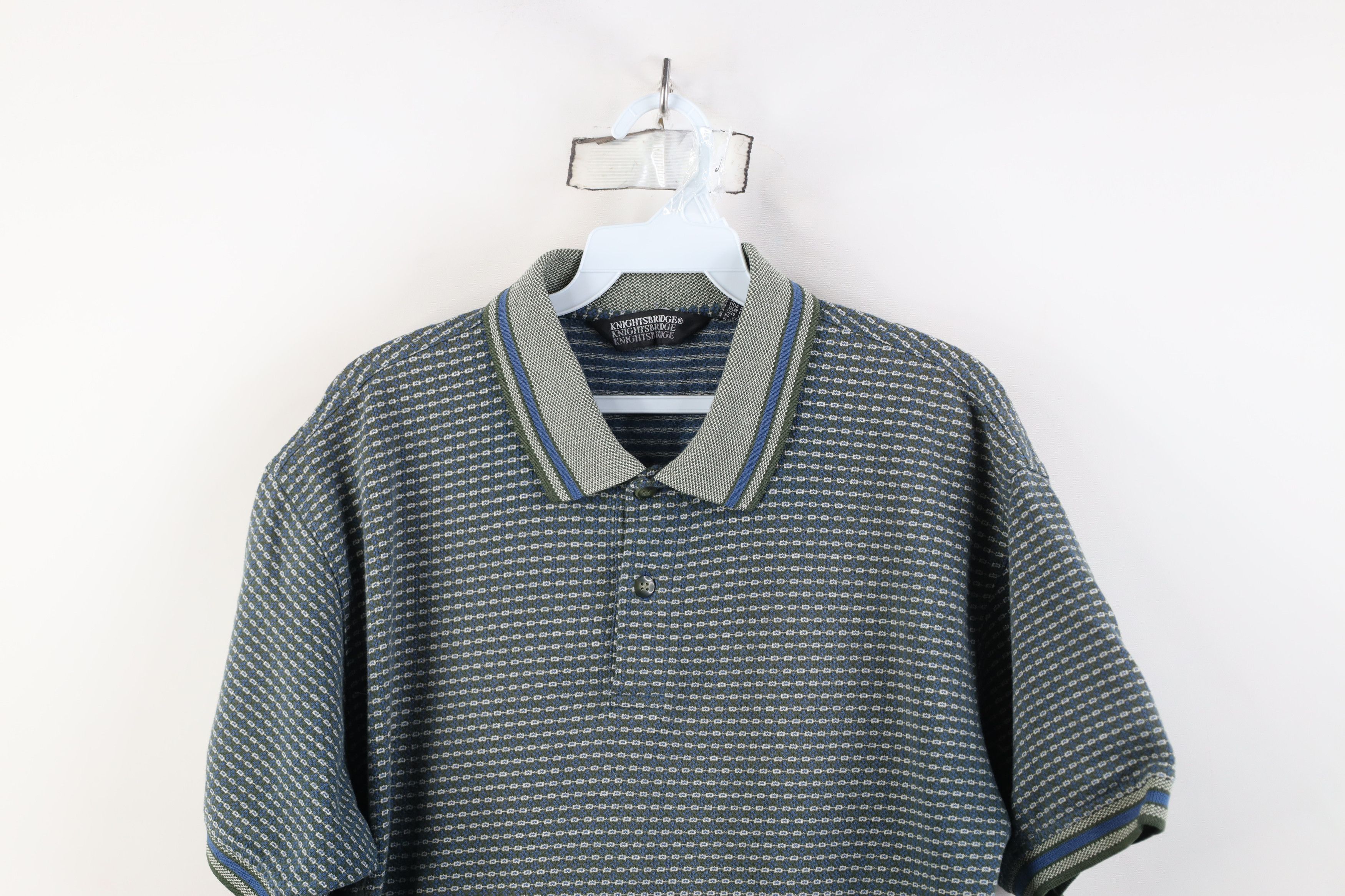 Vintage Vintage 90s Streetwear Knit Collared Golf Polo Shirt Size US L / EU 52-54 / 3 - 2 Thumbnail