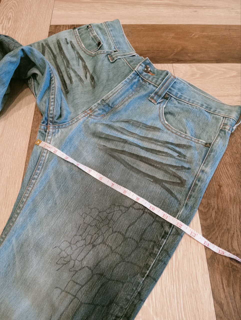 semanticdesign VINTAGE SEMANTIC DESIGN FLARE JEANS Size US 36 / EU 52 - 17 Thumbnail