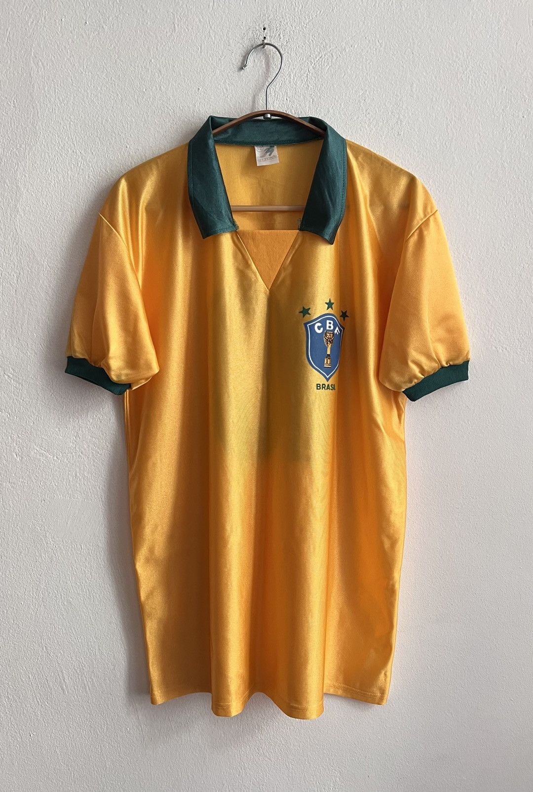 Vintage Vintage 70s Made in Brasil Pelle T-shirt Size US L / EU 52-54 / 3 - 1 Thumbnail