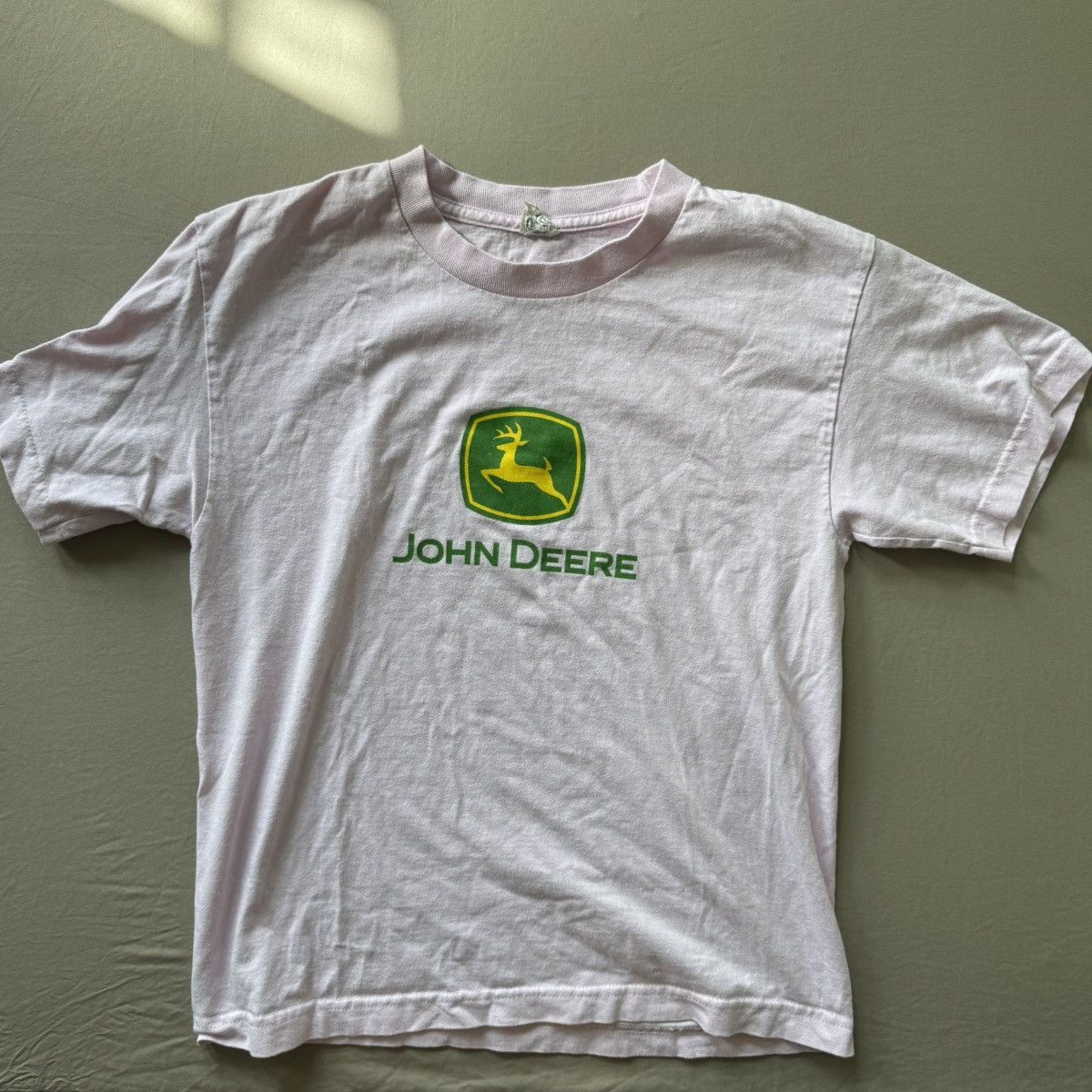 John Deere Pink John Deere Graphic Tee Size S / US 4 / IT 40 - 1 Thumbnail