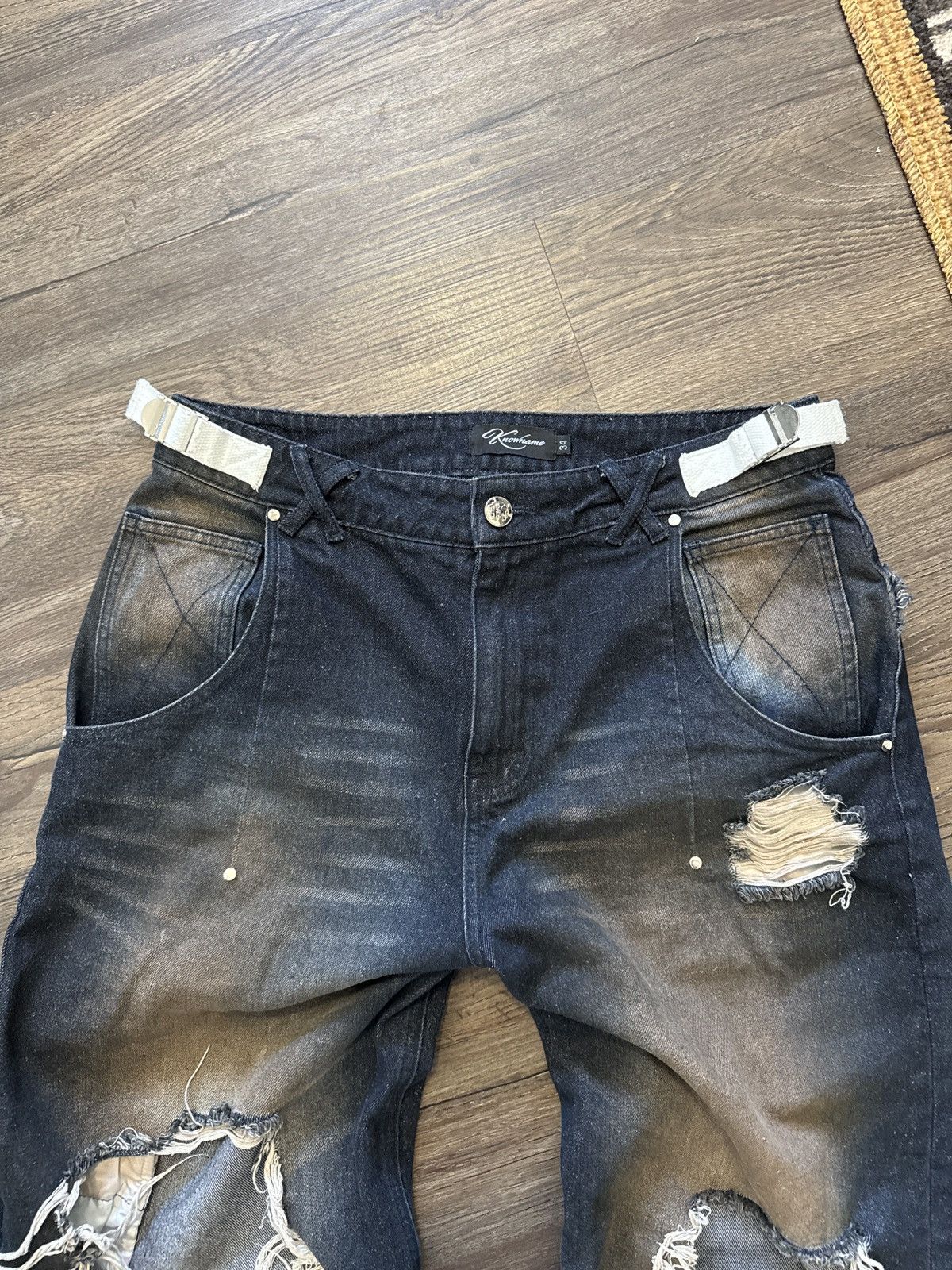 Other Knowname Thrashed Jeans Size US 34 / EU 50 - 3 Thumbnail