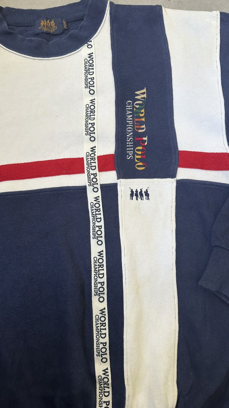 Vintage VINTAGE WORLD POLO CHAMPIONSHIPS SEEATSHIRT Size US L / EU 52-54 / 3 - 4 Thumbnail