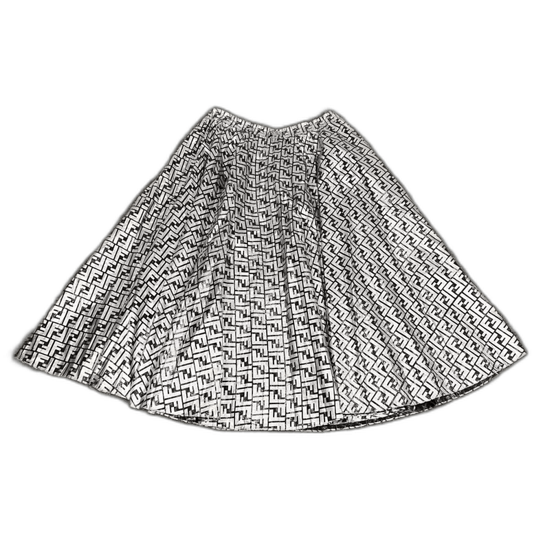 Fendi Fendi Half Skirt with Double F Print Size US 38 / EU 54 - 1 Thumbnail