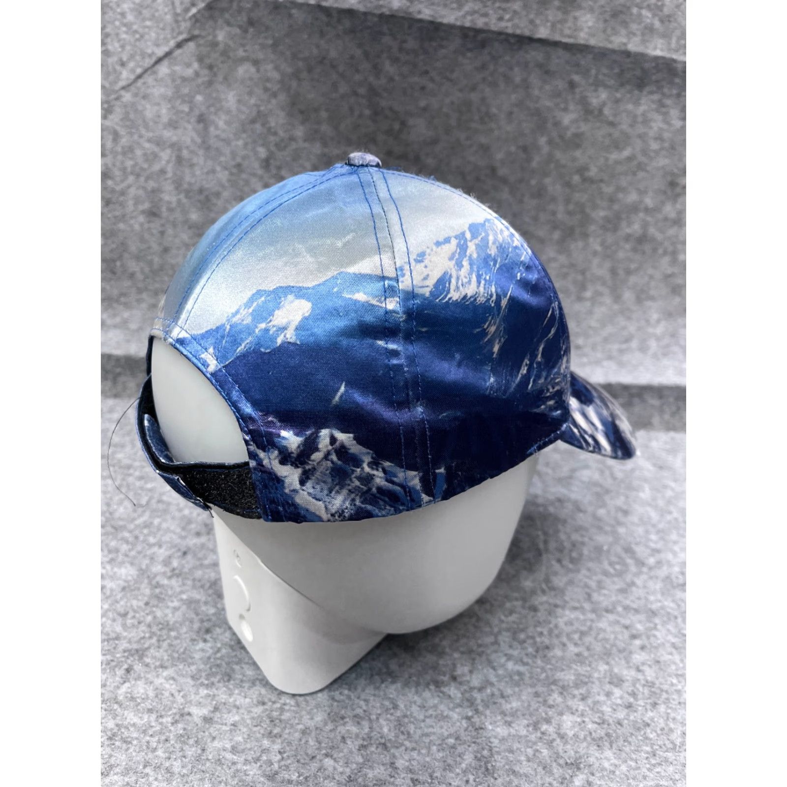 Vintage Snowy Mountains Hat Cap Strap Back Adult One Size Blue 100% Polyester Outdoor Size ONE SIZE - 7 Thumbnail