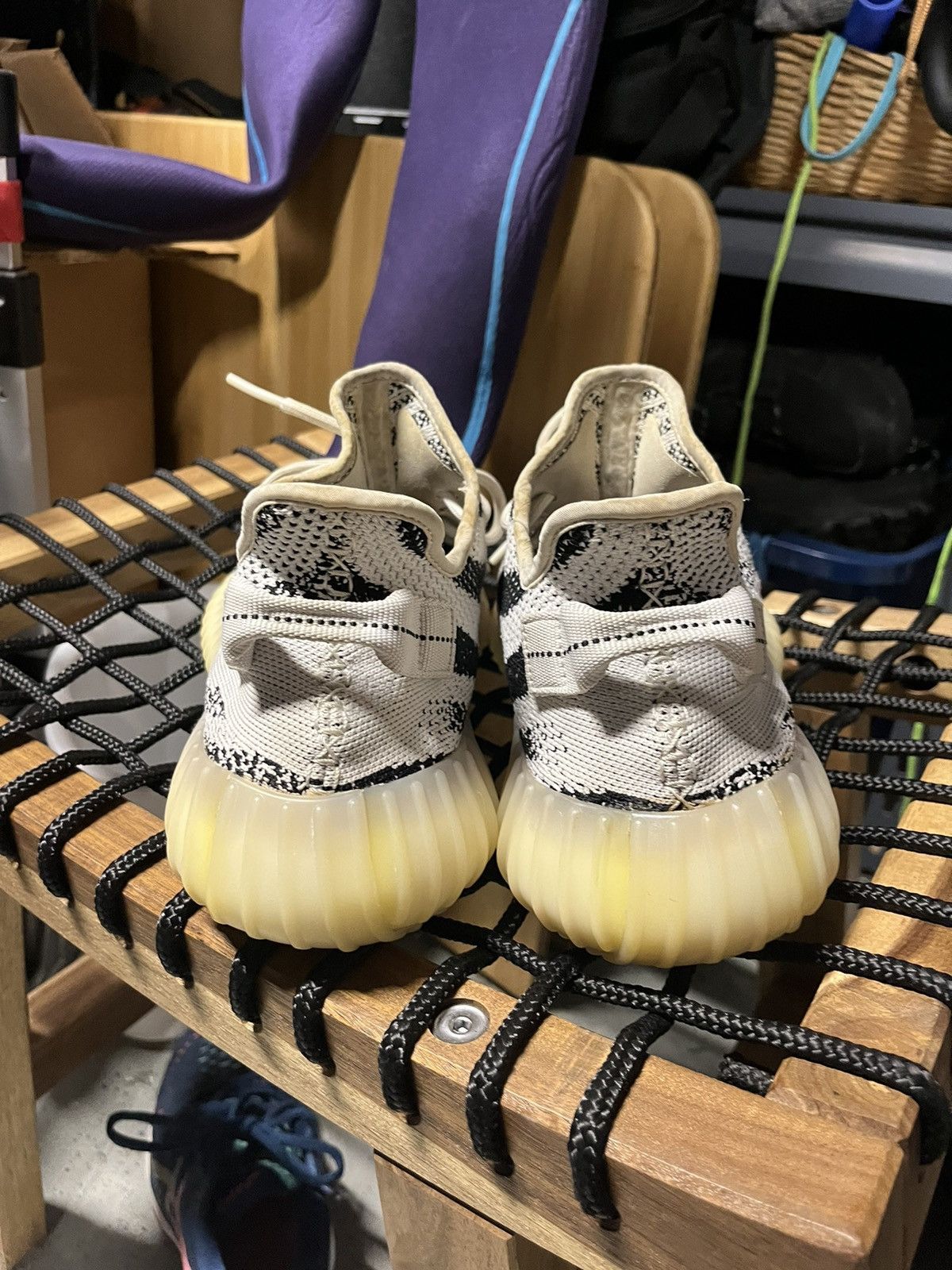 Adidas × Kanye West Adidas Yeezy Boost 350 V2 Zebra, Size 10.5 Mens, Used Size US 10.5 / EU 43-44 - 4 Thumbnail