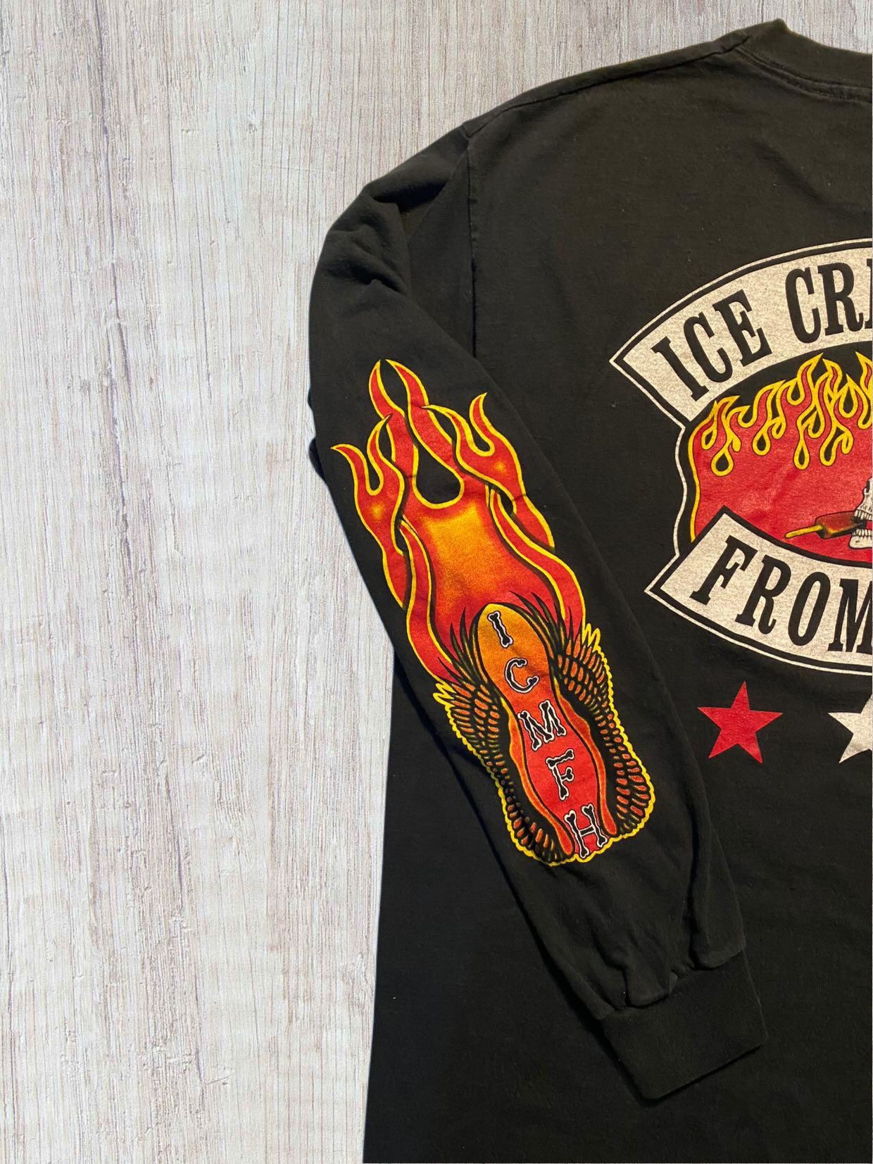 Vintage Ice Cream Man From Hell Motorcycle Vintage Size US XL / EU 56 / 4 - 2 Thumbnail