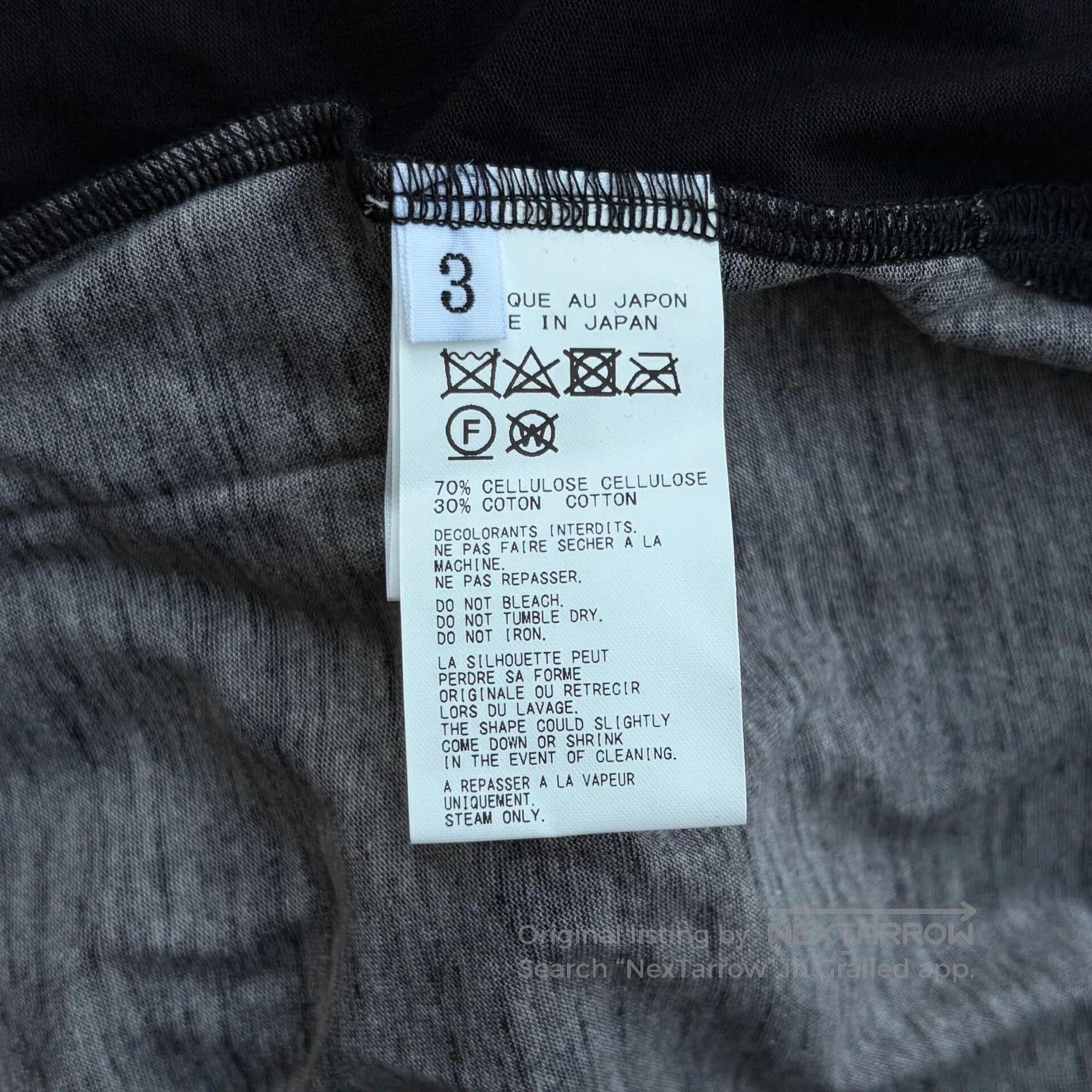 Yohji Yamamoto Yohji Yamamoto Black Hooded Sweatshirt. Size US L / EU 52-54 / 3 - 7 Thumbnail