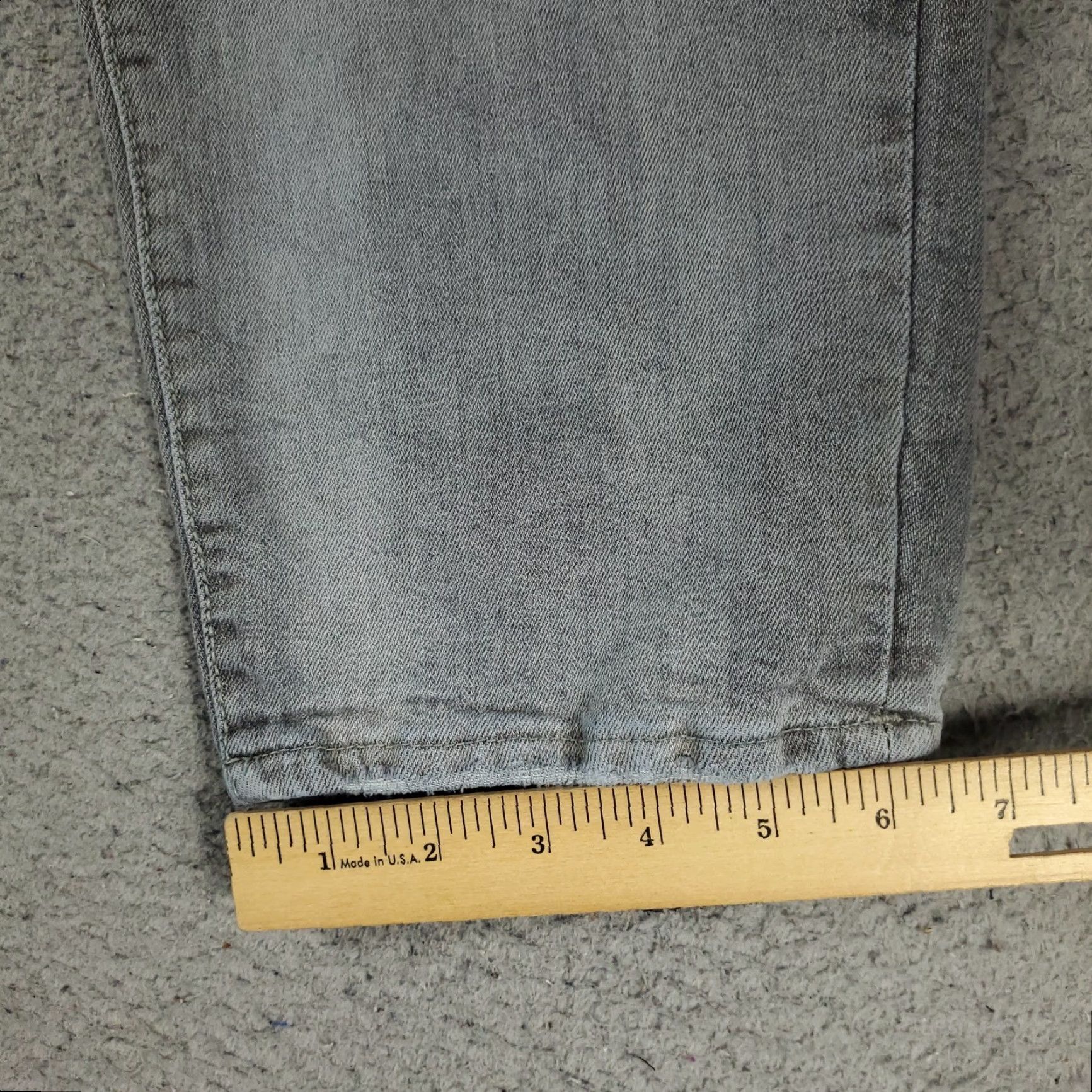 Jordan Craig Jordan Craig Jeans Men's 40x32 Gray Stretch Straight Denim Pants Size US 40 / EU 56 - 7 Thumbnail