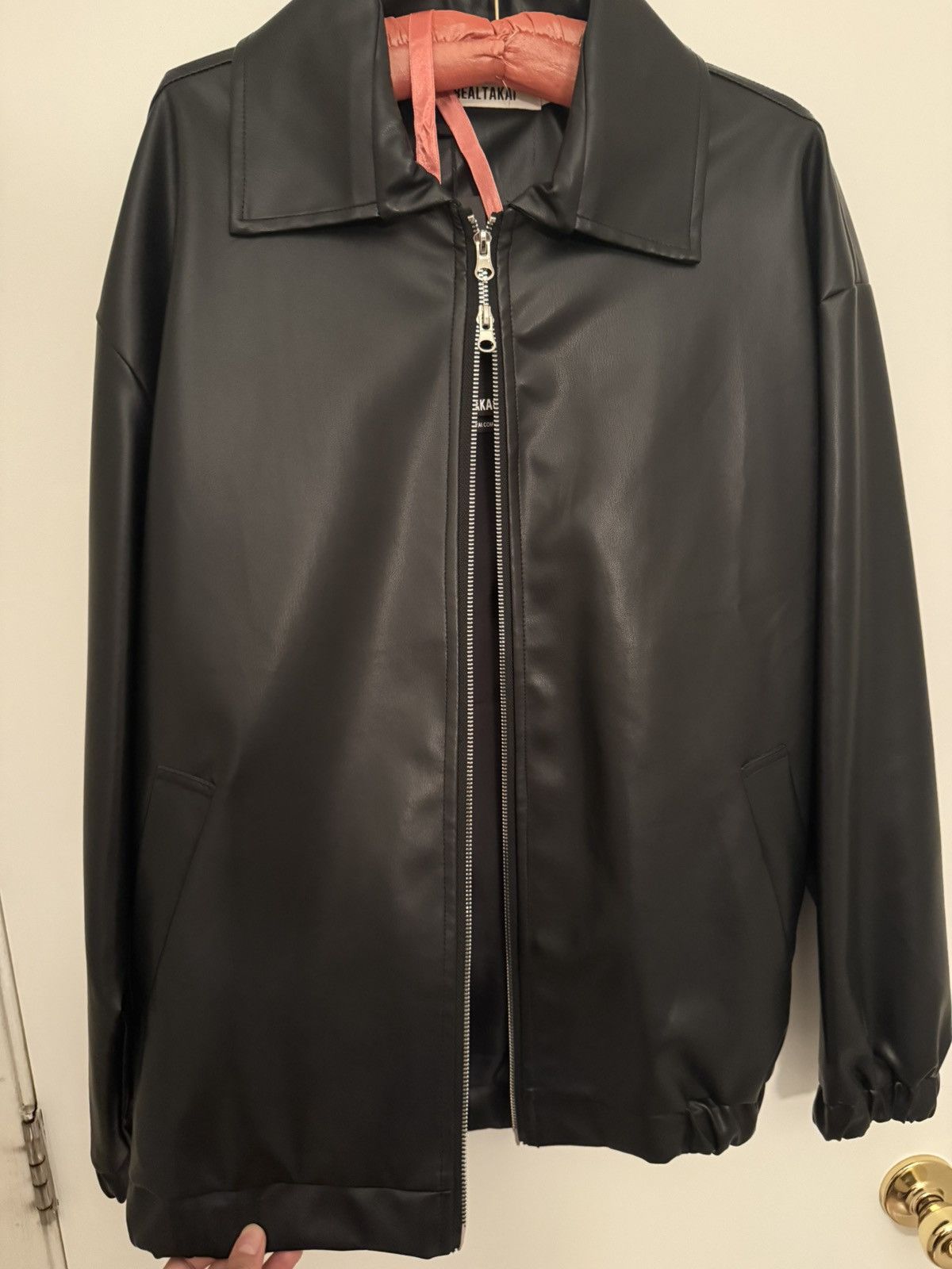 Other Black Leather Jacket Size US L / EU 52-54 / 3 - 6 Thumbnail