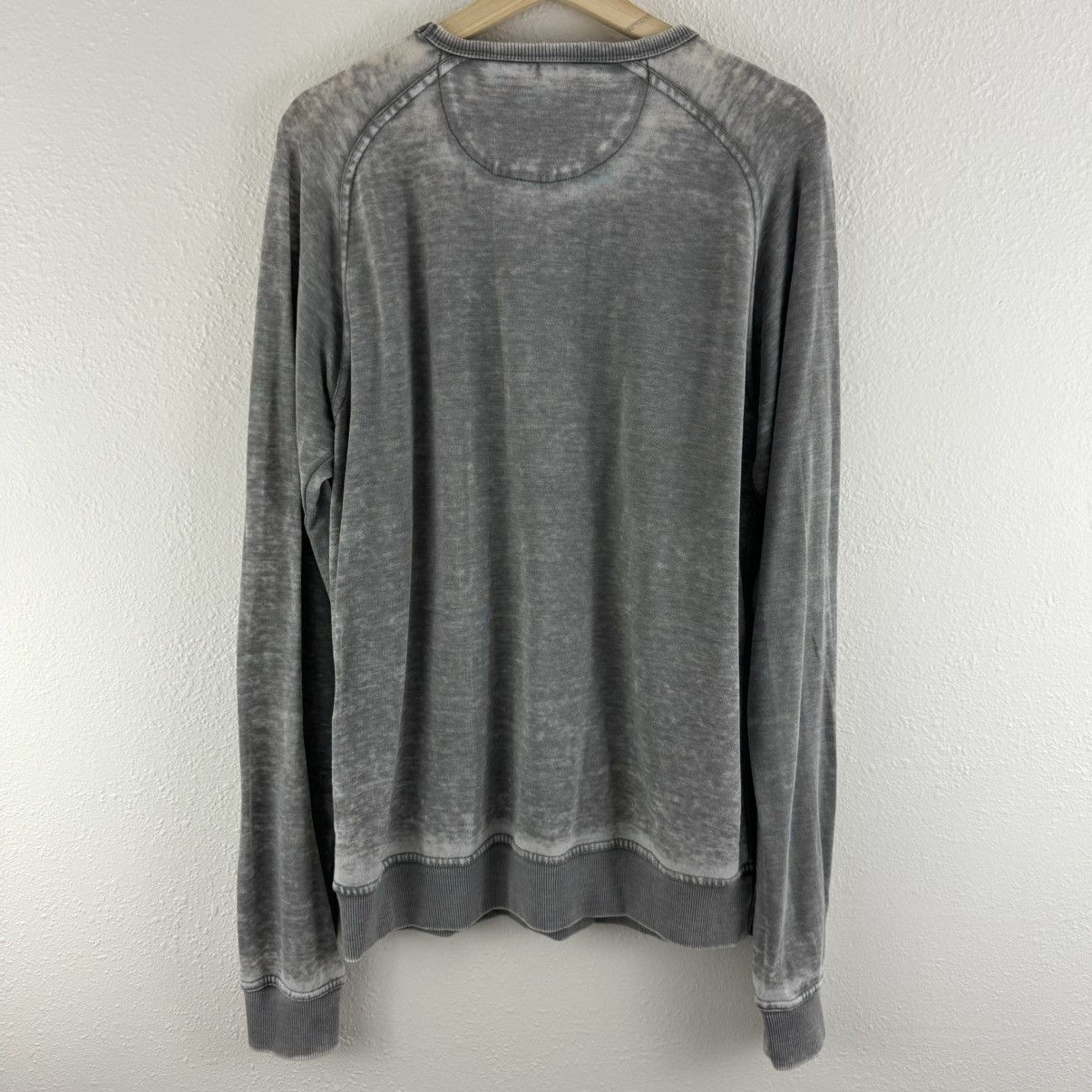 Lucky Brand LUCKY BRAND Grey Fender Skull Rock N Roll Burnout Sweatshirt Size US M / EU 48-50 / 2 - 9 Thumbnail