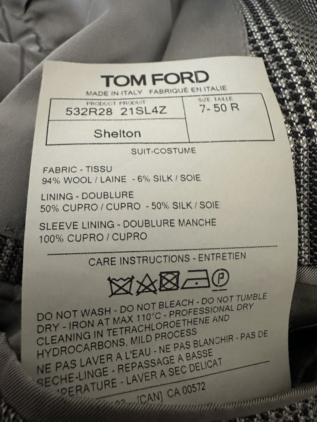 Tom Ford Tom Ford 7-40R Harry Rosen Size 40R - 12 Thumbnail