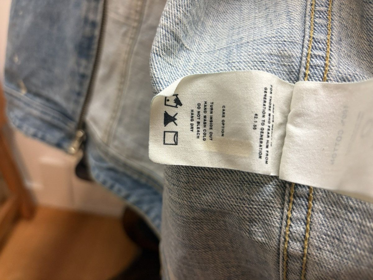 Fear of God Fear of God Jeans Distressed Denim Jacket, M (Oversized) Size US M / EU 48-50 / 2 - 8 Thumbnail