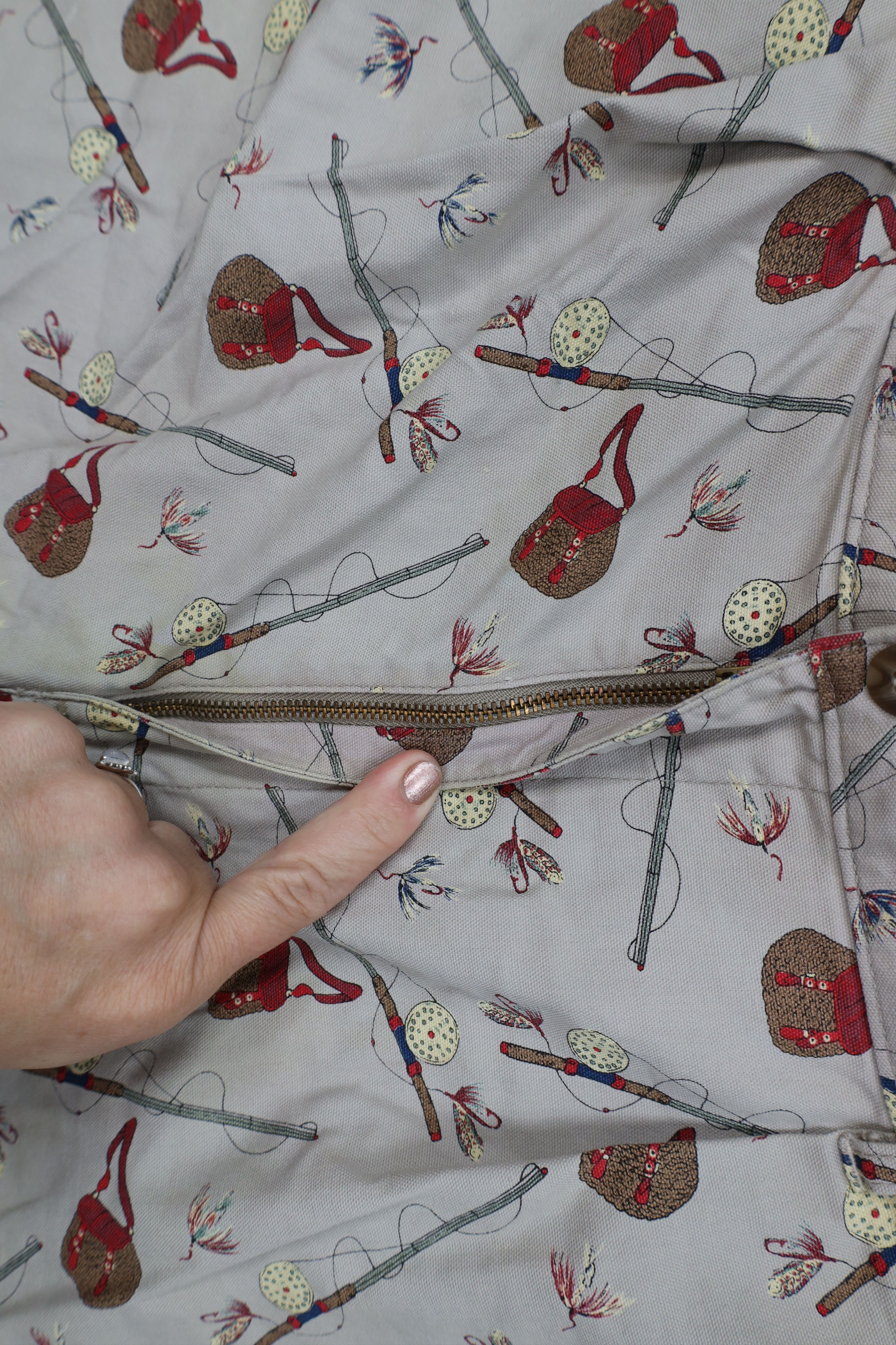 Brooks Brothers Vintage 80s 90s Brooks Brothers All Over Print Chino Shorts Size US 38 / EU 54 - 6 Thumbnail