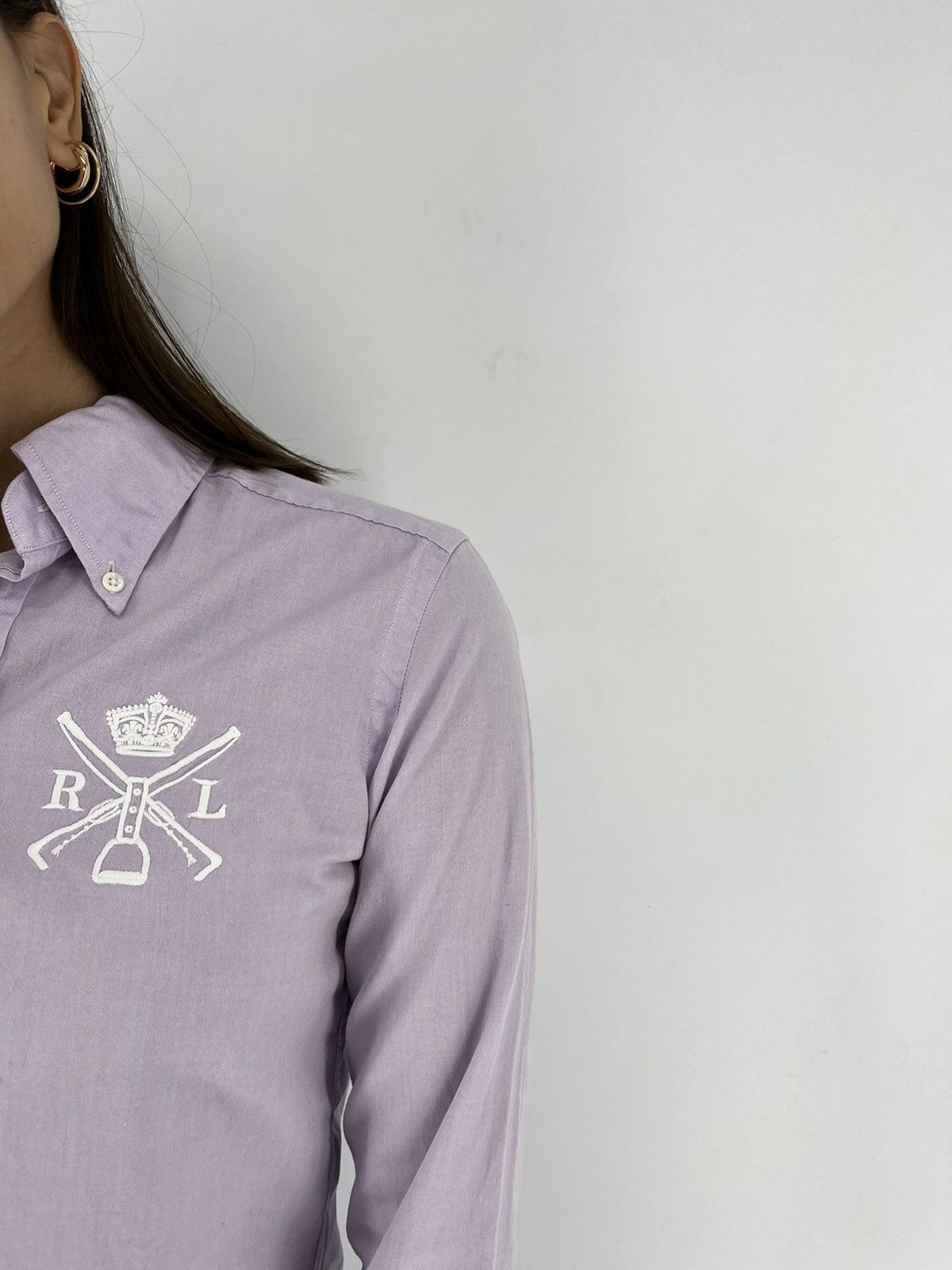 Polo Ralph Lauren Vintage Y2K Lauren Ralph Lauren Polo Casual Shirt Size S / US 4 / IT 40 - 5 Thumbnail