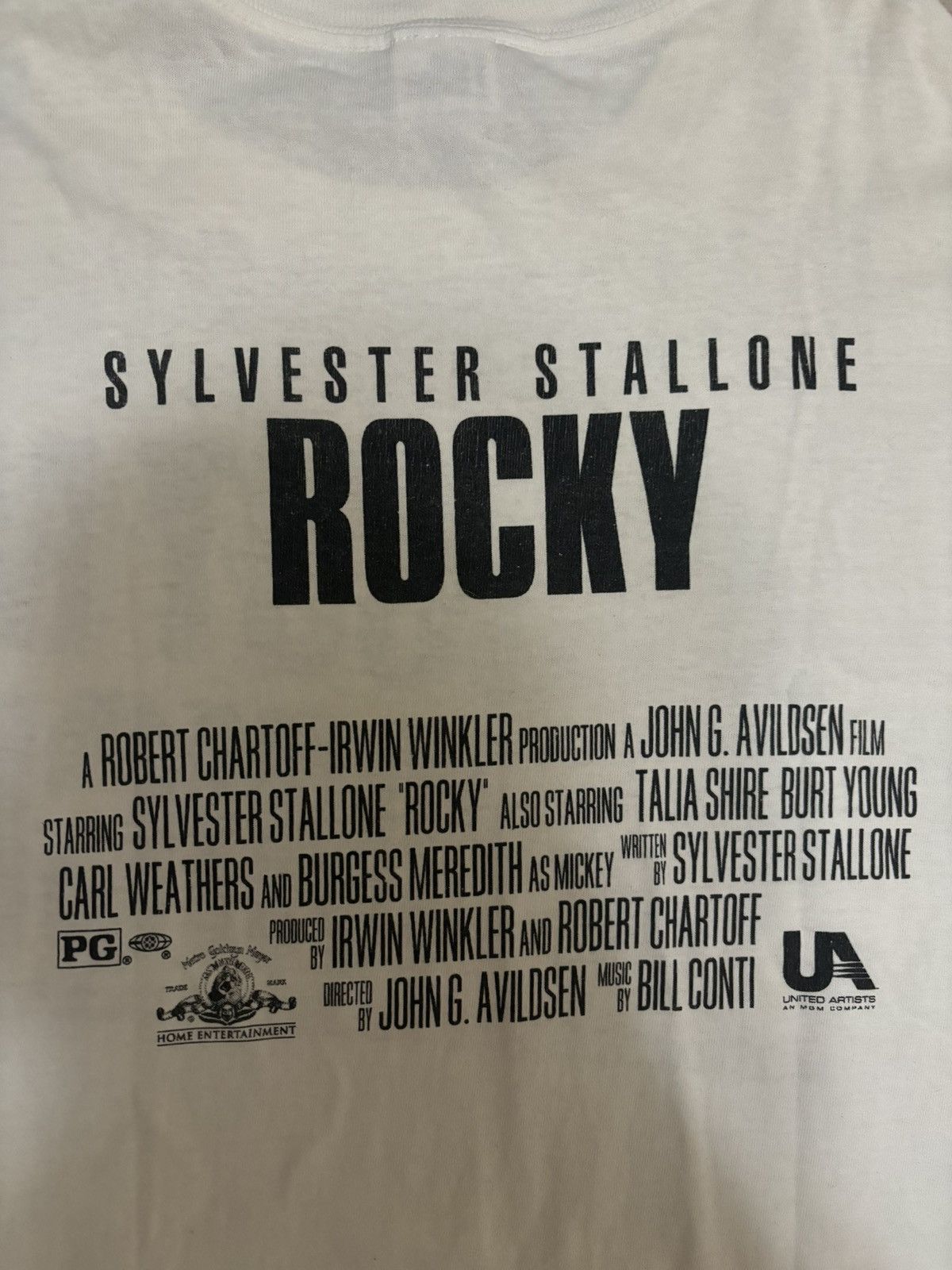 Vintage rare vintage Rocky Sylvester Stallone boxing movie t shirt Size US XL / EU 56 / 4 - 10 Thumbnail