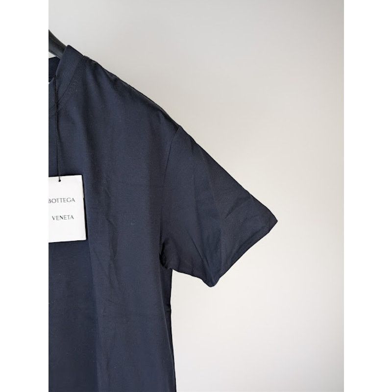 Bottega Veneta o1rshd1 Double Layer Cotton jersey T-Shirt Navy Blue/Yellow Size US XS / EU 42 / 0 - 5 Thumbnail