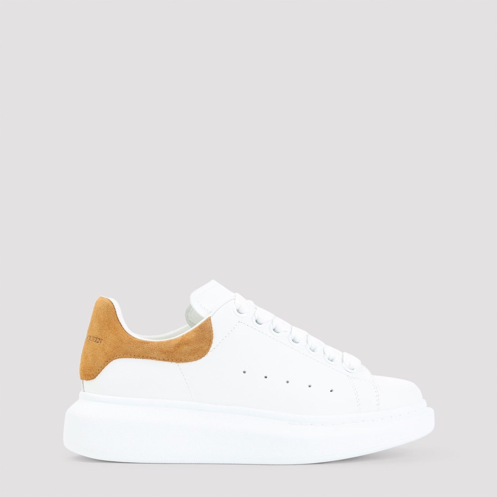 Alexander McQueen ALEXANDER MCQUEEN Oversized White Leather Sneakers New & Aut Size US 10 / IT 40 - 1 Thumbnail