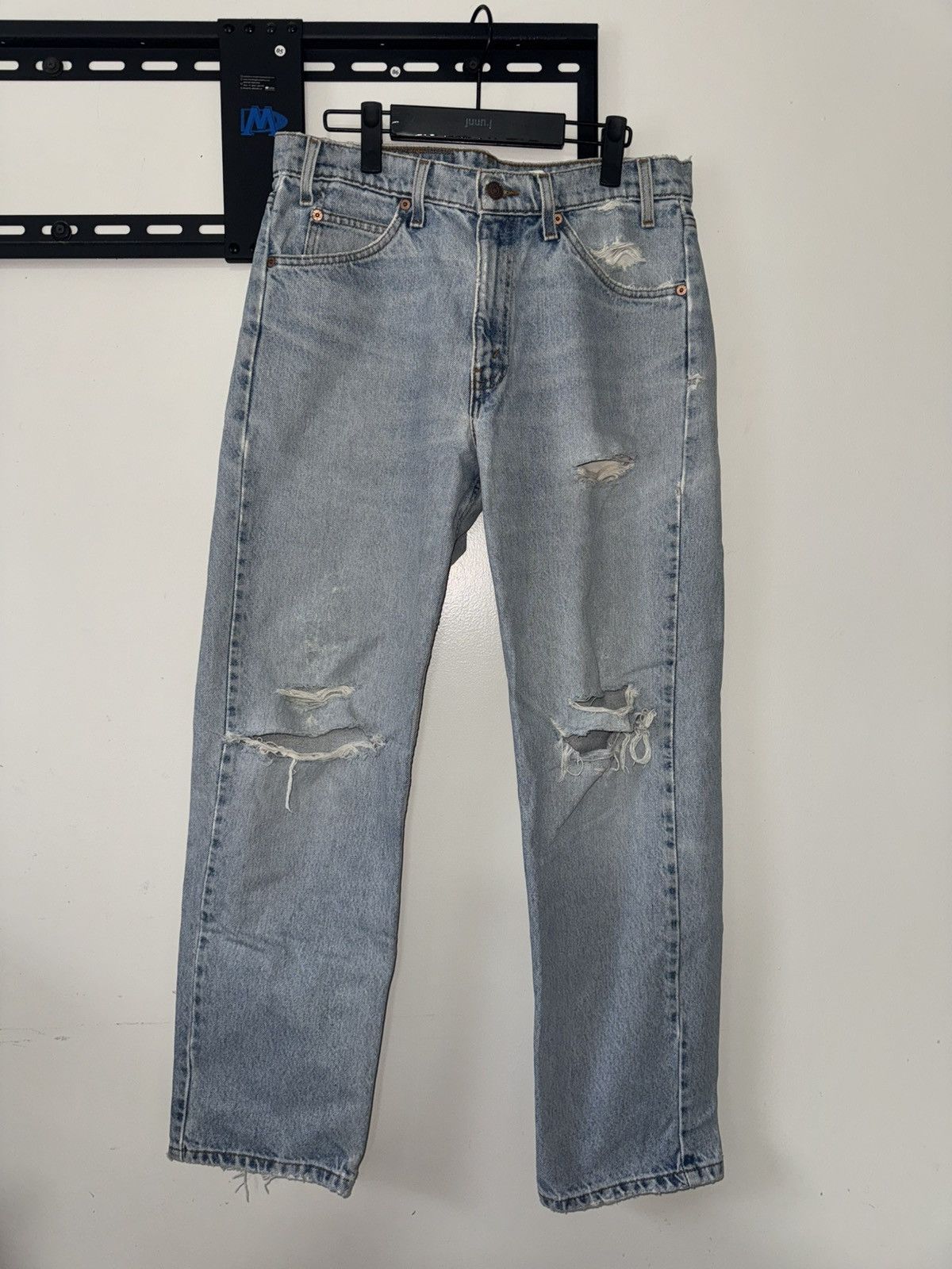 Levi's Vintage Clothing Levi 550s Orange Tab Jeans Size US 33 - 1 Thumbnail
