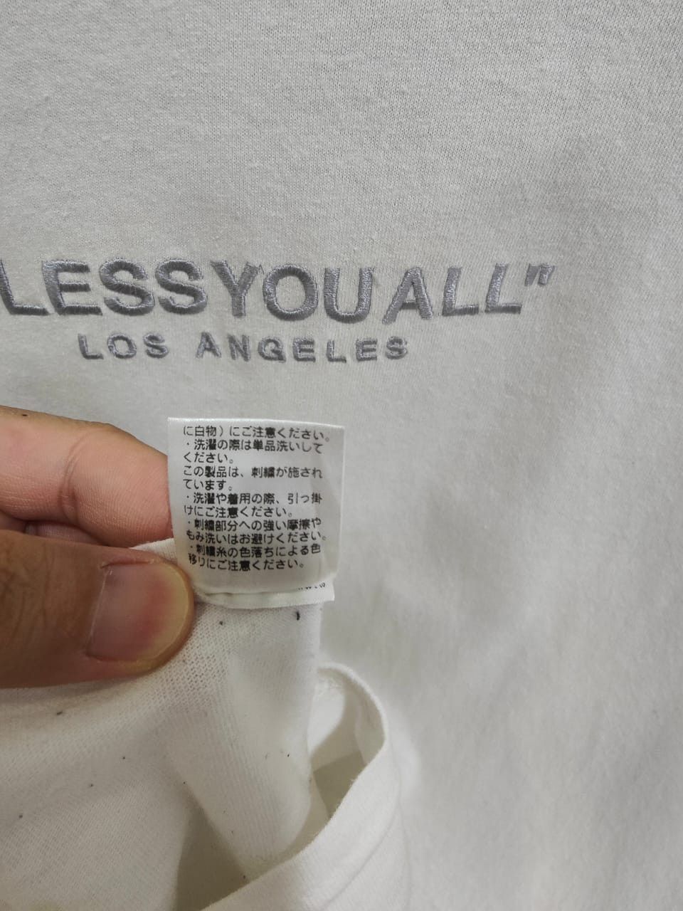 Vintage vintage W.W.G Who’s Who Gallery BLESS YOU ALL LOS ANGELES Size US XL / EU 56 / 4 - 8 Thumbnail