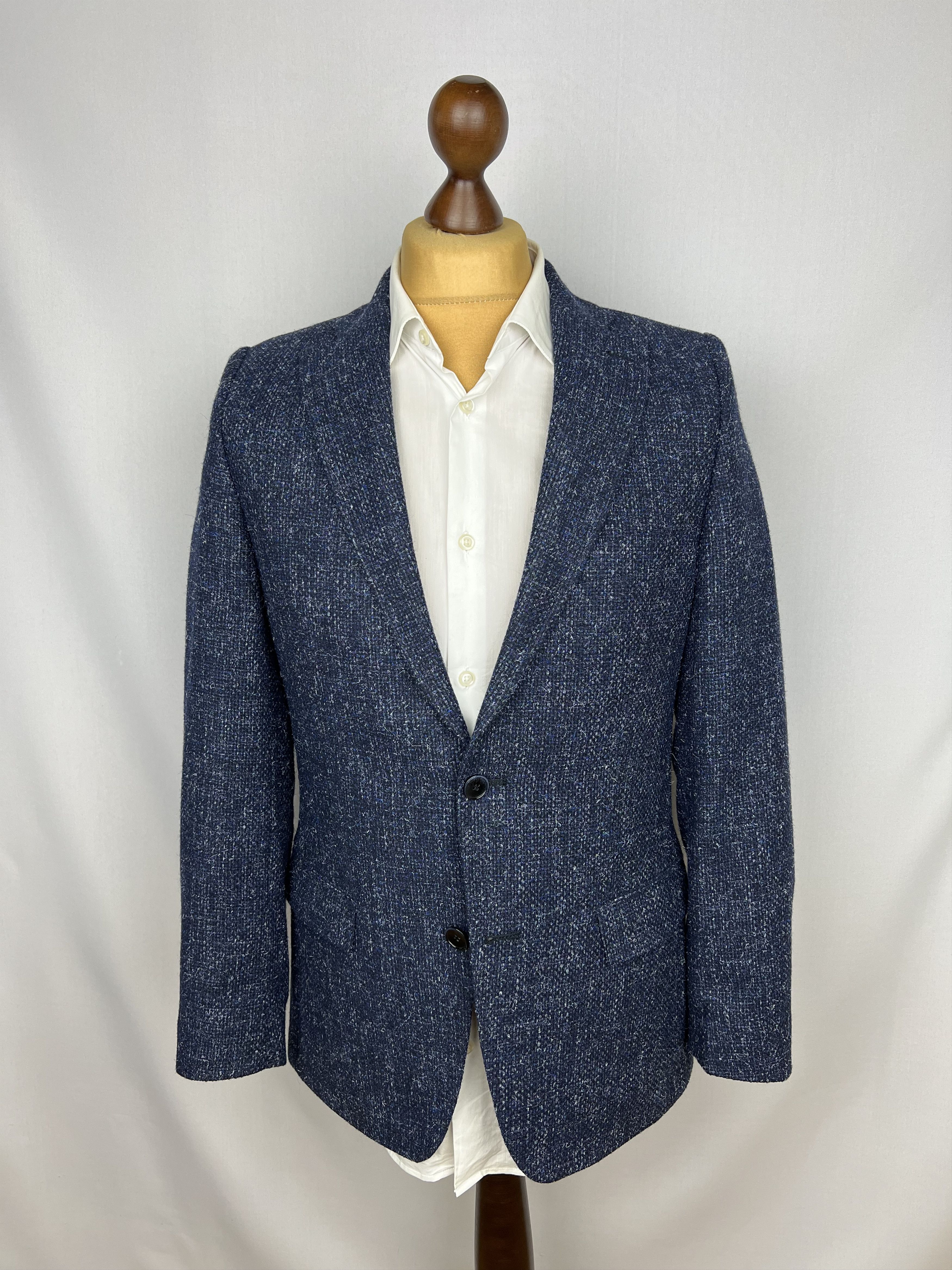 Italic ATERLIER TORINO x Marlane Textured Wool Blend Sport Coat Size 38R - 1 Thumbnail