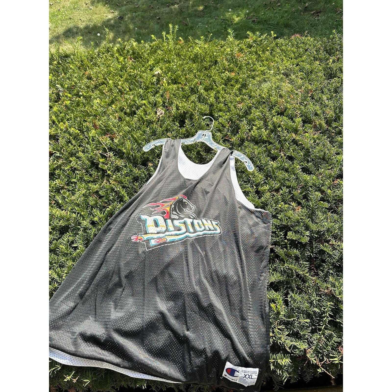 Champion Vintage Champion Detroit Pistons Jersey 2xl NWOT NO FLAWS Size 46 - 5 Thumbnail