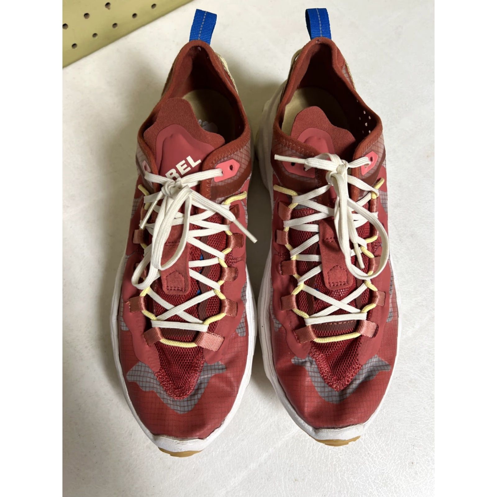SOREL Sorel Kinetic Breakthru Tech Lace Sneaker Red 12 Women Shoe Lace Up Size US 10 / IT 40 - 2 Thumbnail