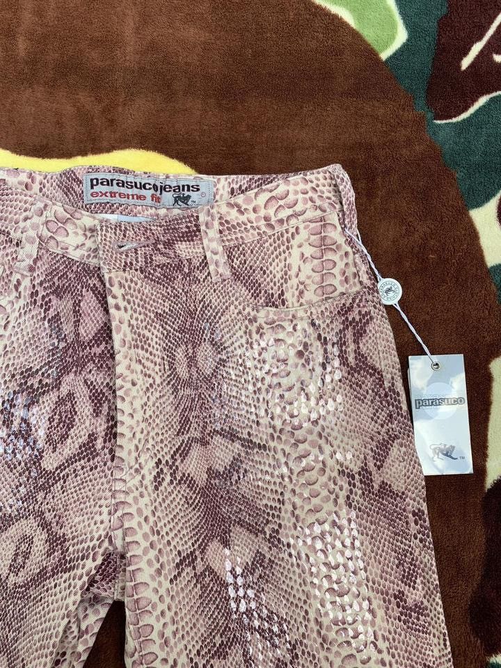 Parasuco Parasuco Snake Print Capri Jeans Size 28" / US 6 / IT 42 - 2 Thumbnail