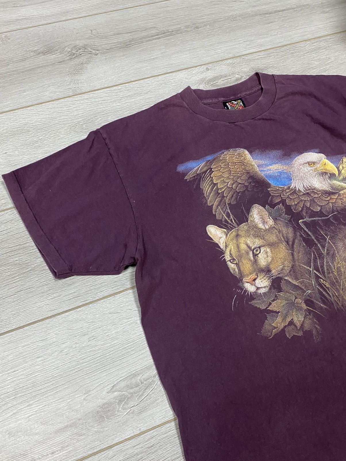 Vintage 3D emblem 🐅 tigers animals vintage 1990 t-shirt Size US XL / EU 56 / 4 - 6 Thumbnail