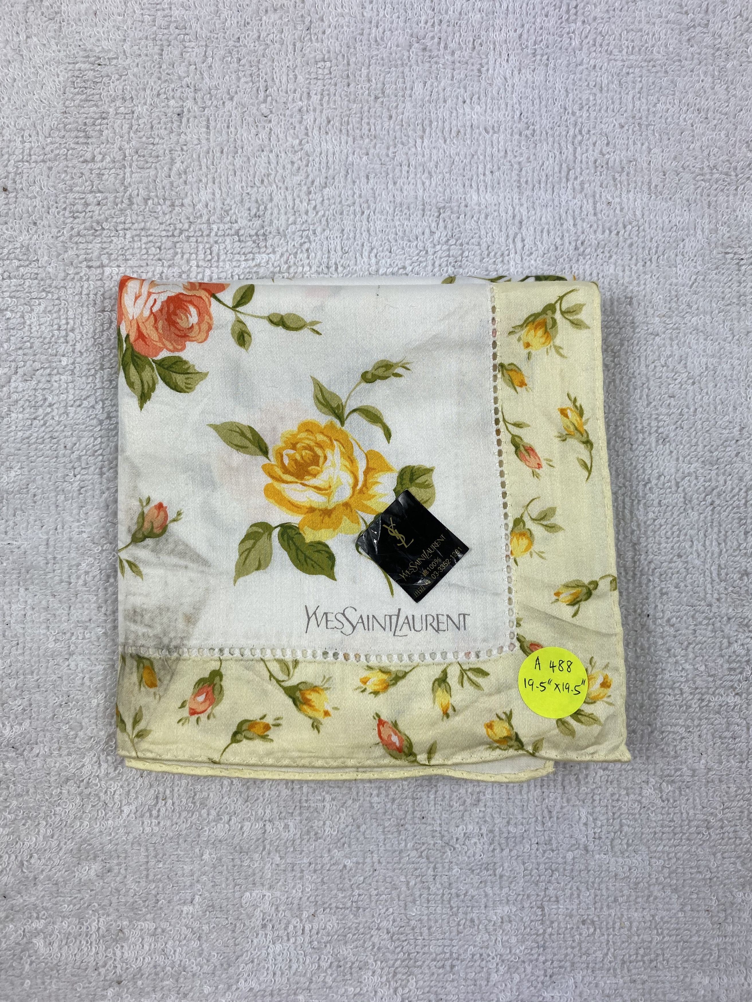 Yves Saint Laurent Yves Saint Laurent Handkerchief / Bandana / Neckerchief Size ONE SIZE - 6 Thumbnail