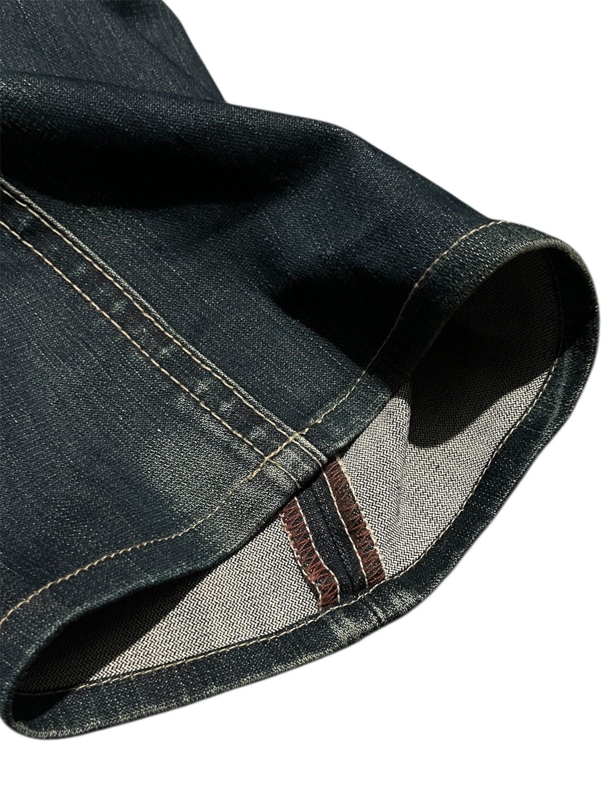 Hysteric Glamour × Japanese Brand × Tornado Mart Flared 💥 1921 Art Dark Blue Denim Rugged Y2K Size 30" / US 8 / IT 44 - 11 Thumbnail